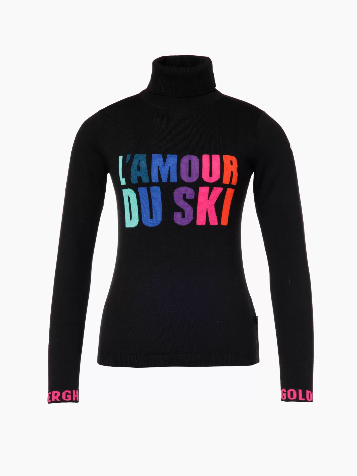 Goldbergh AMOUR Long Sleeve Knit Sweater black Outlet