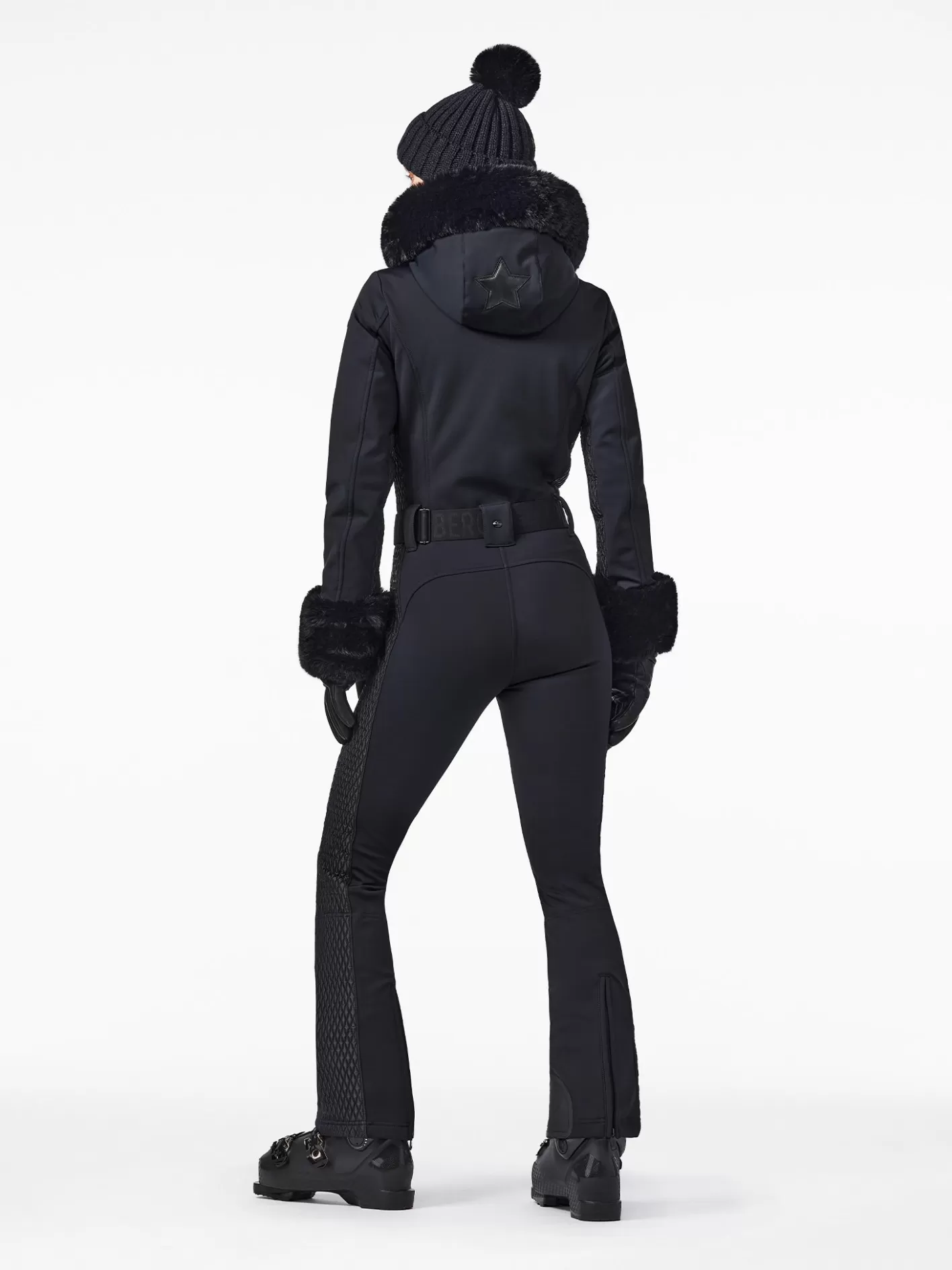 Goldbergh ANGELE FAUX BORDER Ski Suit black Cheap