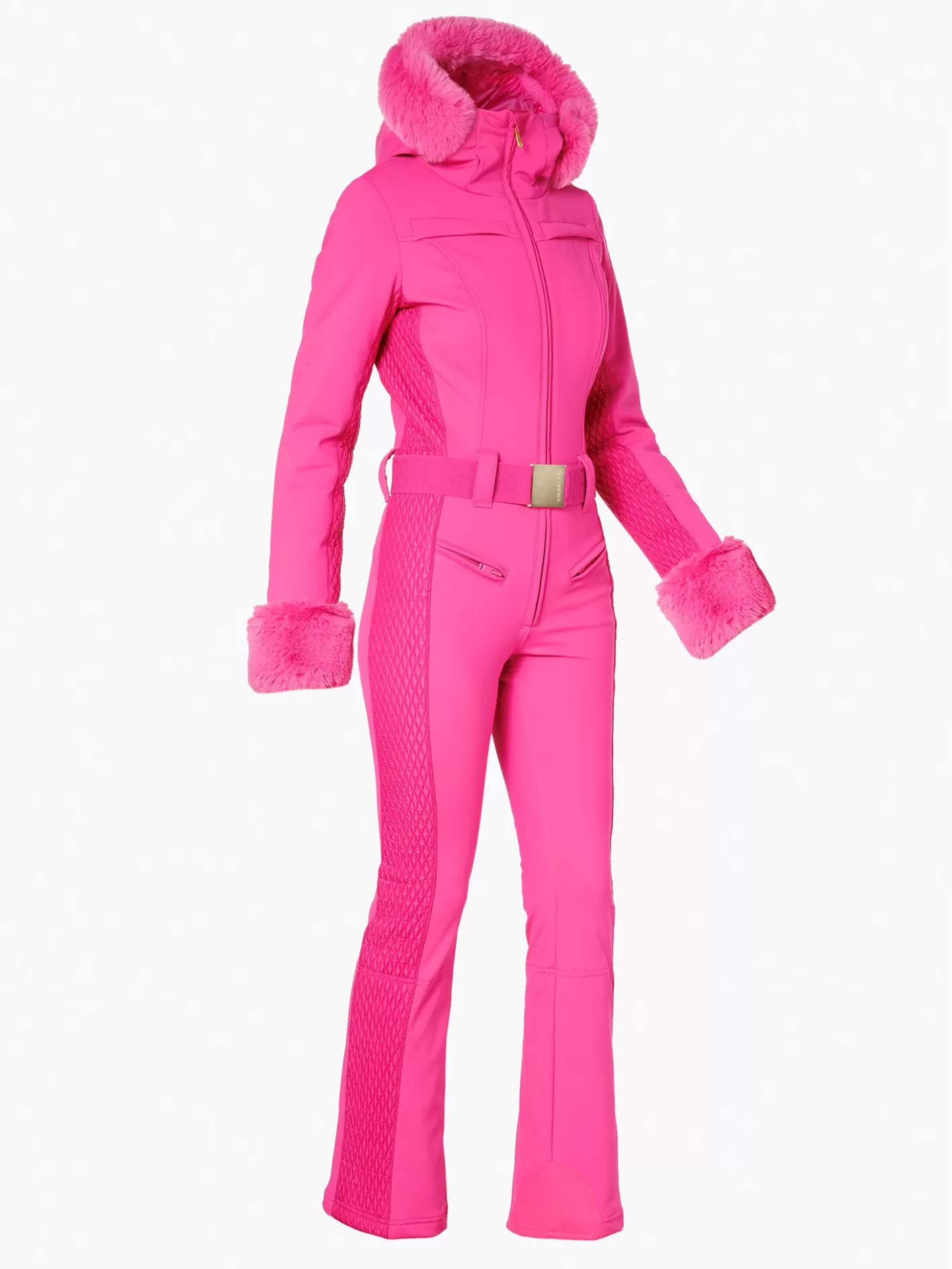 Goldbergh ANGELE FAUX BORDER Ski Suit passion pink Shop