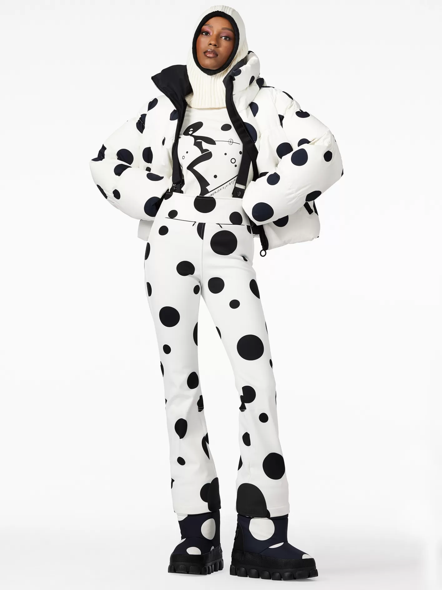 Goldbergh BALLON Ski Pants dot cream Shop