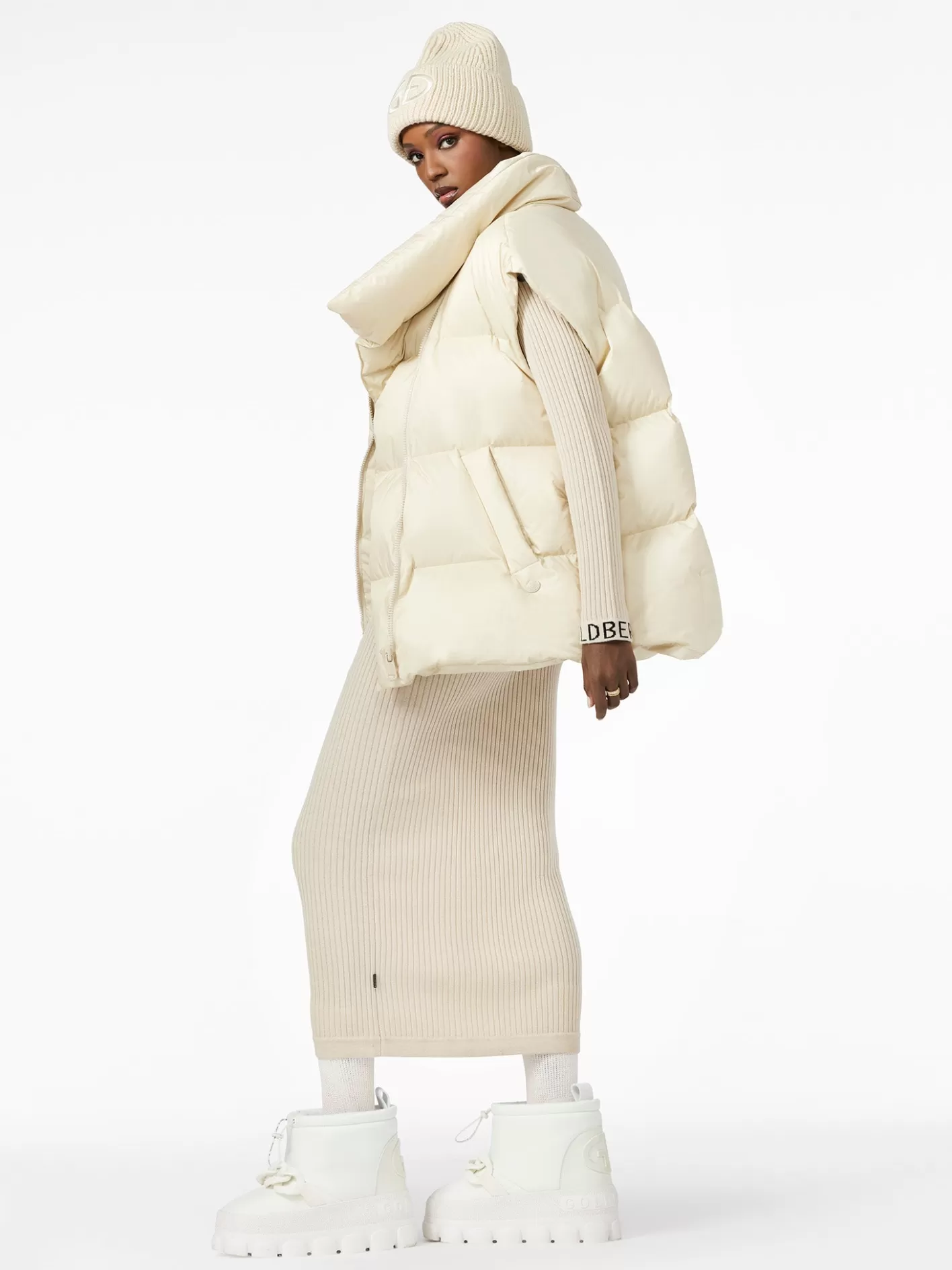 Goldbergh CACHE Bodywarmer champagne Hot