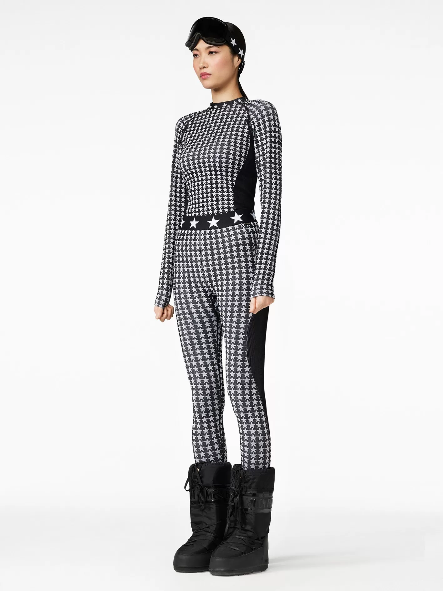 Goldbergh Celeste Baselayer Pant Black/white Shop