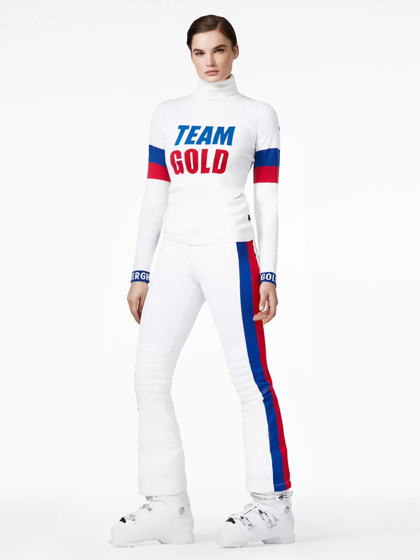 Goldbergh CHAMP Gebreide Trui Met Lange Mouwen white Flash Sale