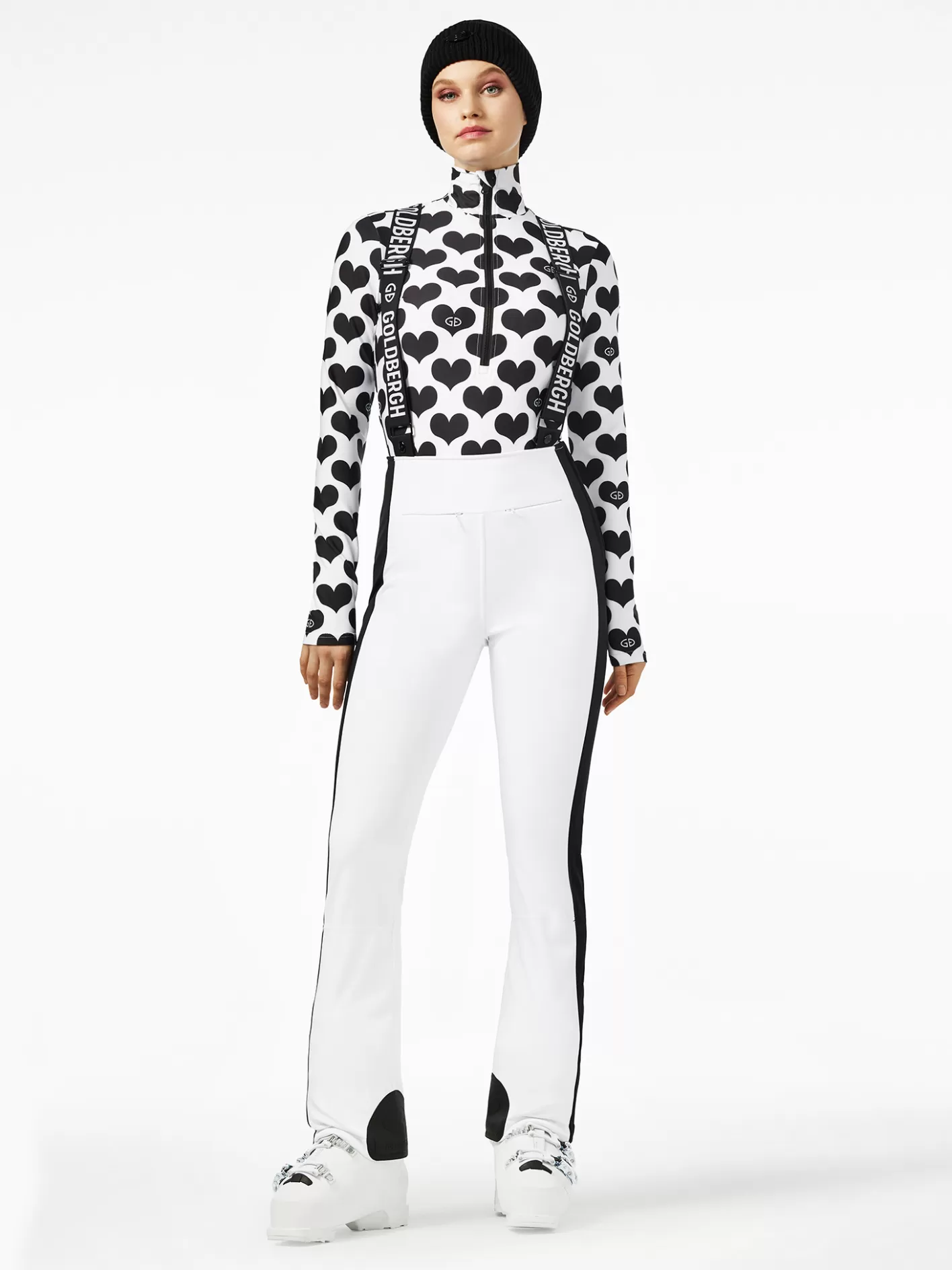 Goldbergh CHÉRIE Ski Pully white/black Best Sale