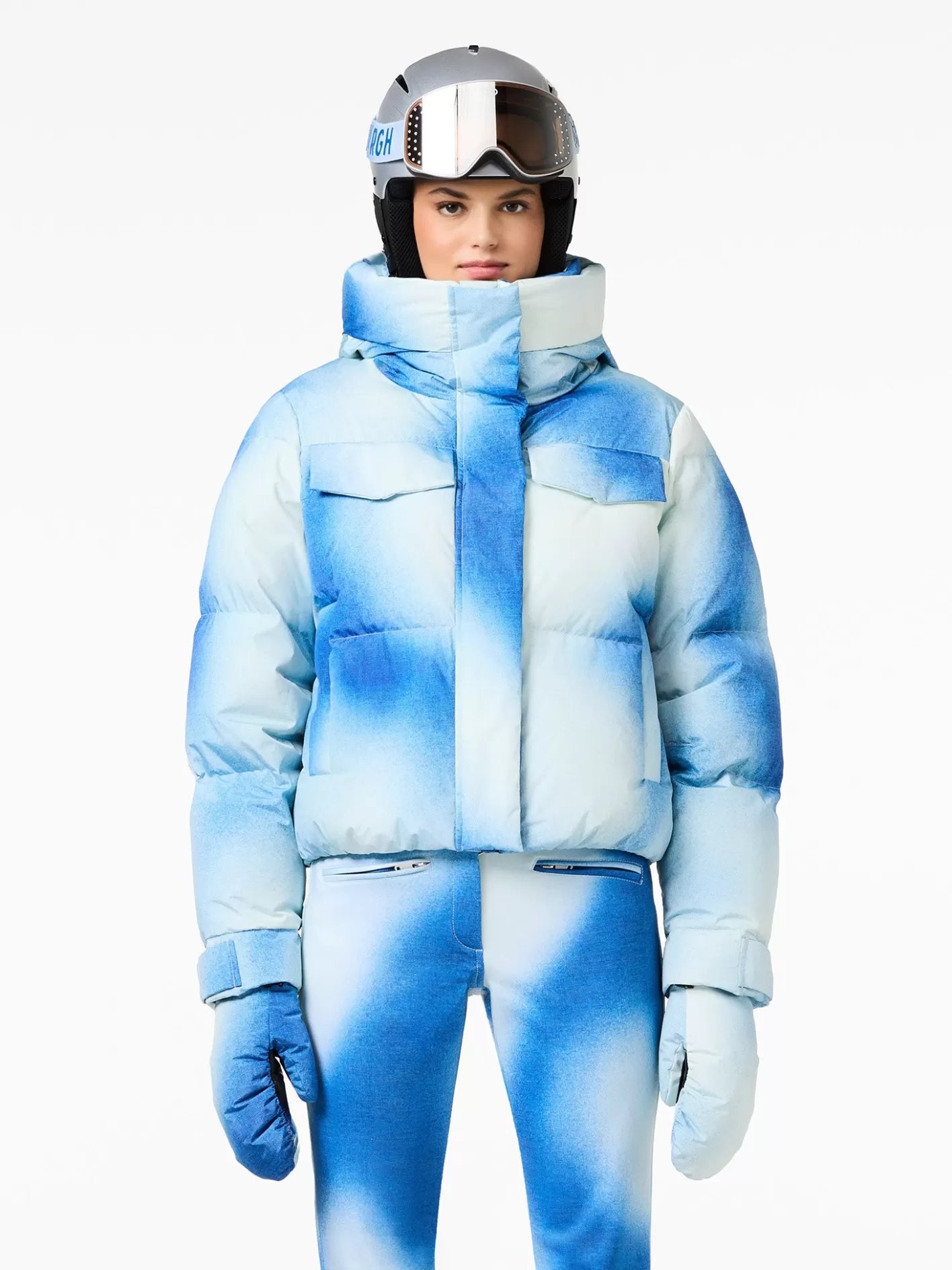 Goldbergh CIEL BLEU Ski Jacket denim print Flash Sale