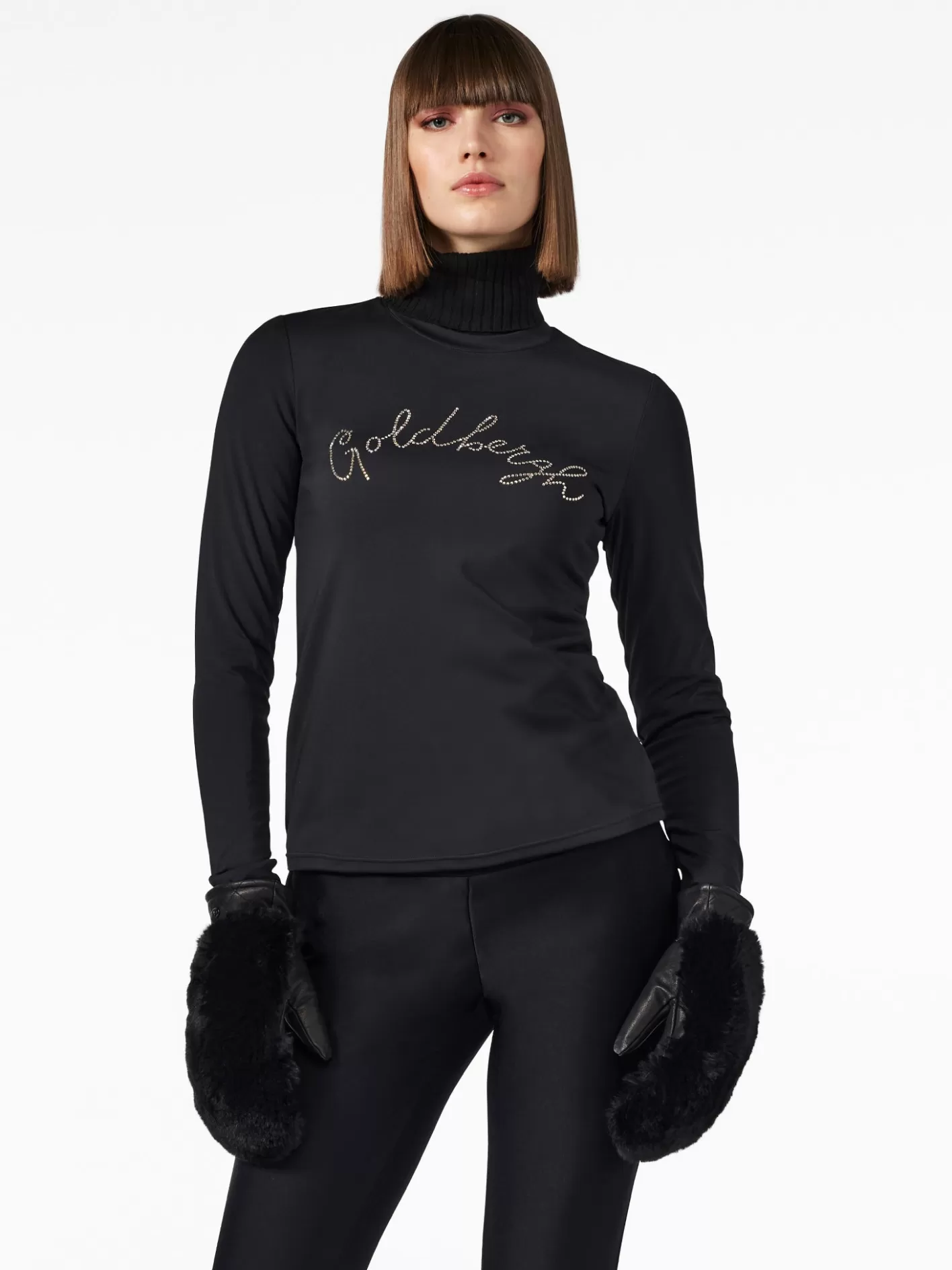 Goldbergh CLASSIC Long Sleeve Tee black Flash Sale