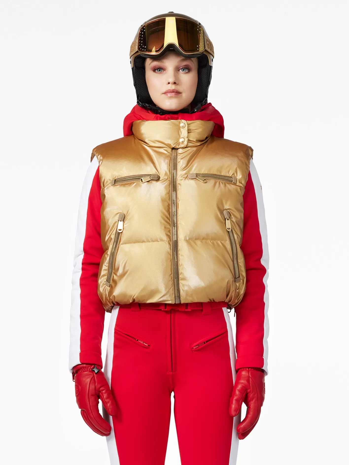 Goldbergh ÉCLAT Ski Bodywarmer gold Flash Sale