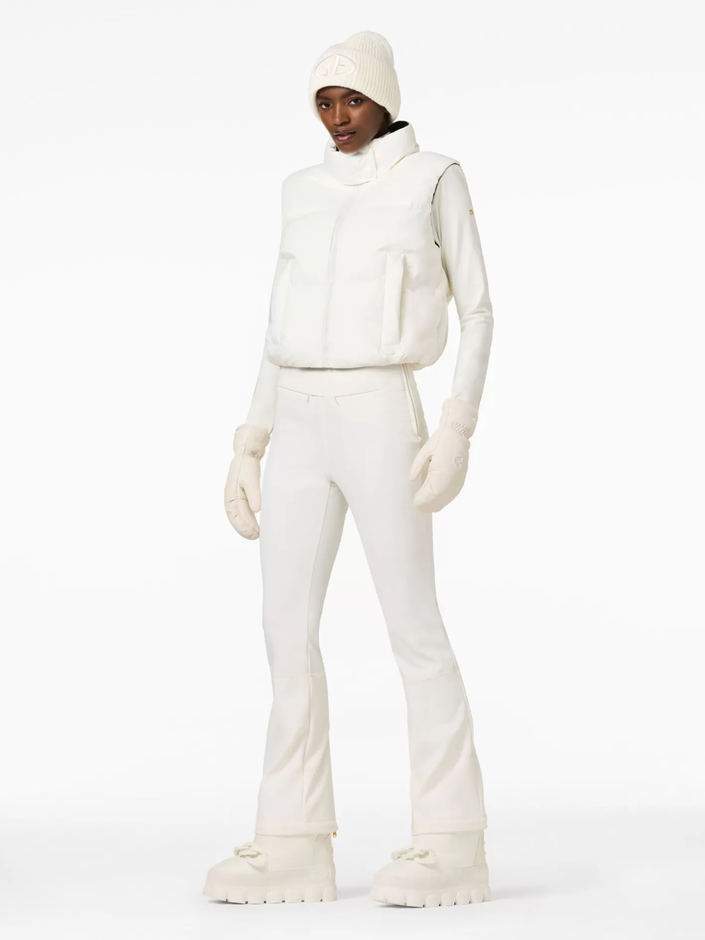 Goldbergh CÂLIN Ski Bodywarmer cream Best Sale