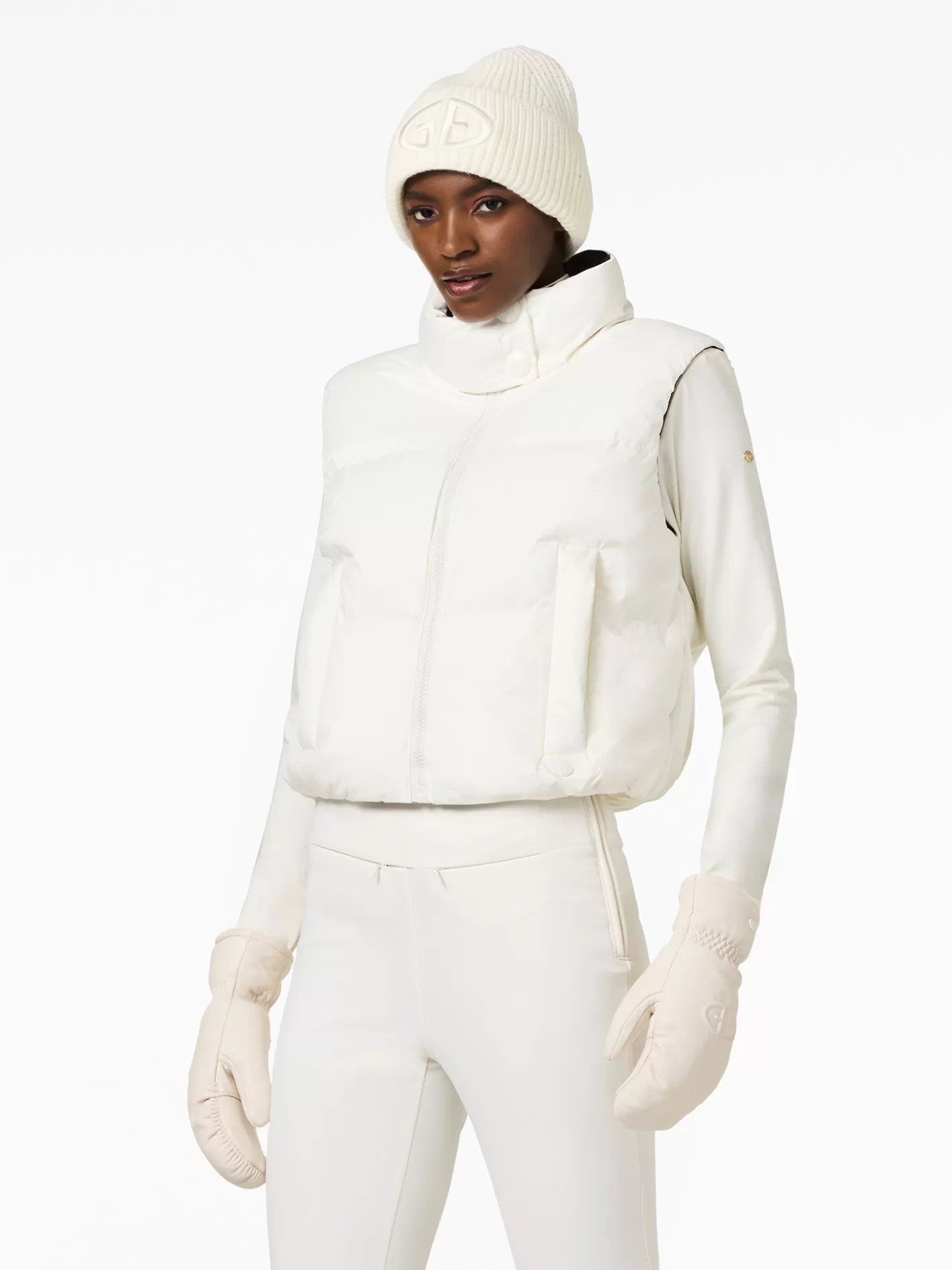 Goldbergh CÂLIN Ski Bodywarmer cream Best Sale