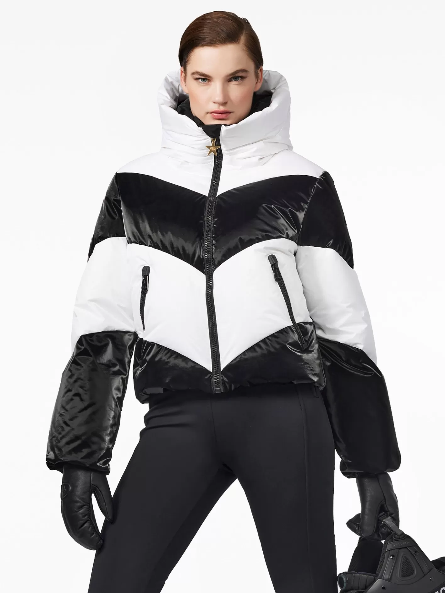 Goldbergh COURAGE Ski Jacket black/white Clearance