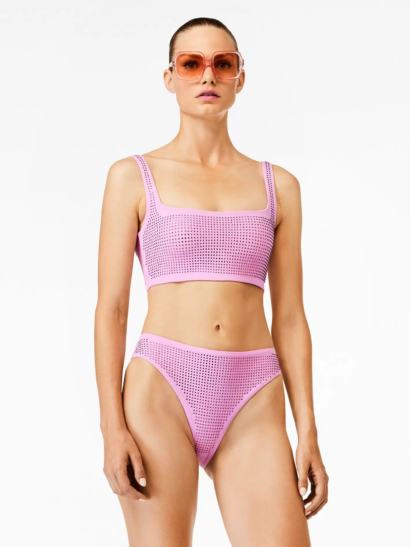Goldbergh CRYSTAL Bikini Top miami pink Best Sale