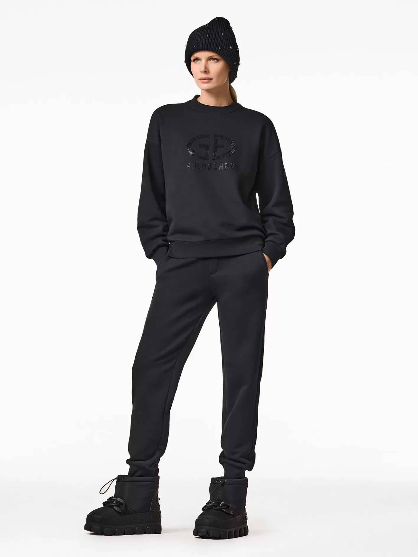 Goldbergh EMBRASSE Crew Neck Sweater black Store