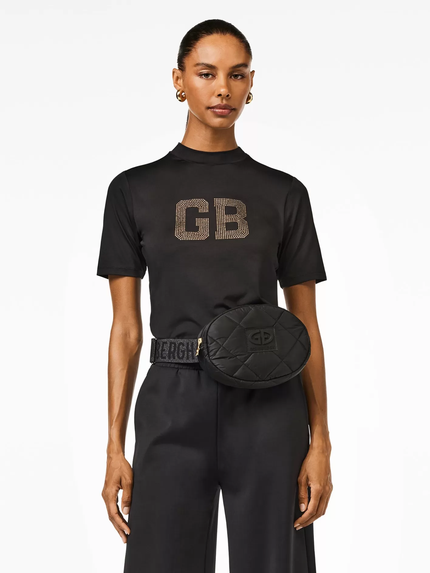 Goldbergh FELICITY Short Sleeve Top black Flash Sale