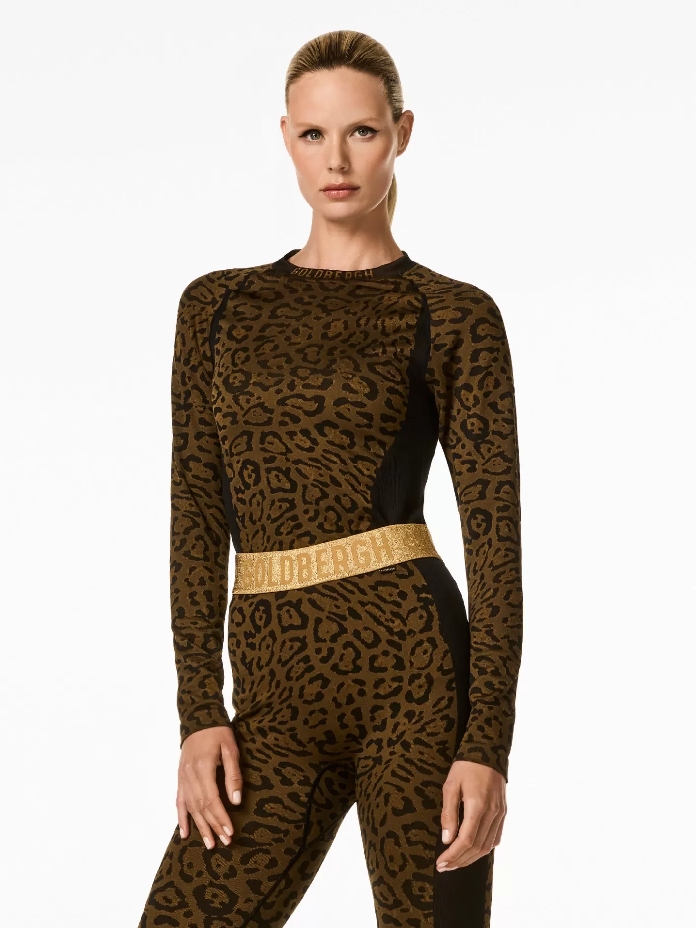 Goldbergh Feline Baselayer Long Sleeve Jaguar New