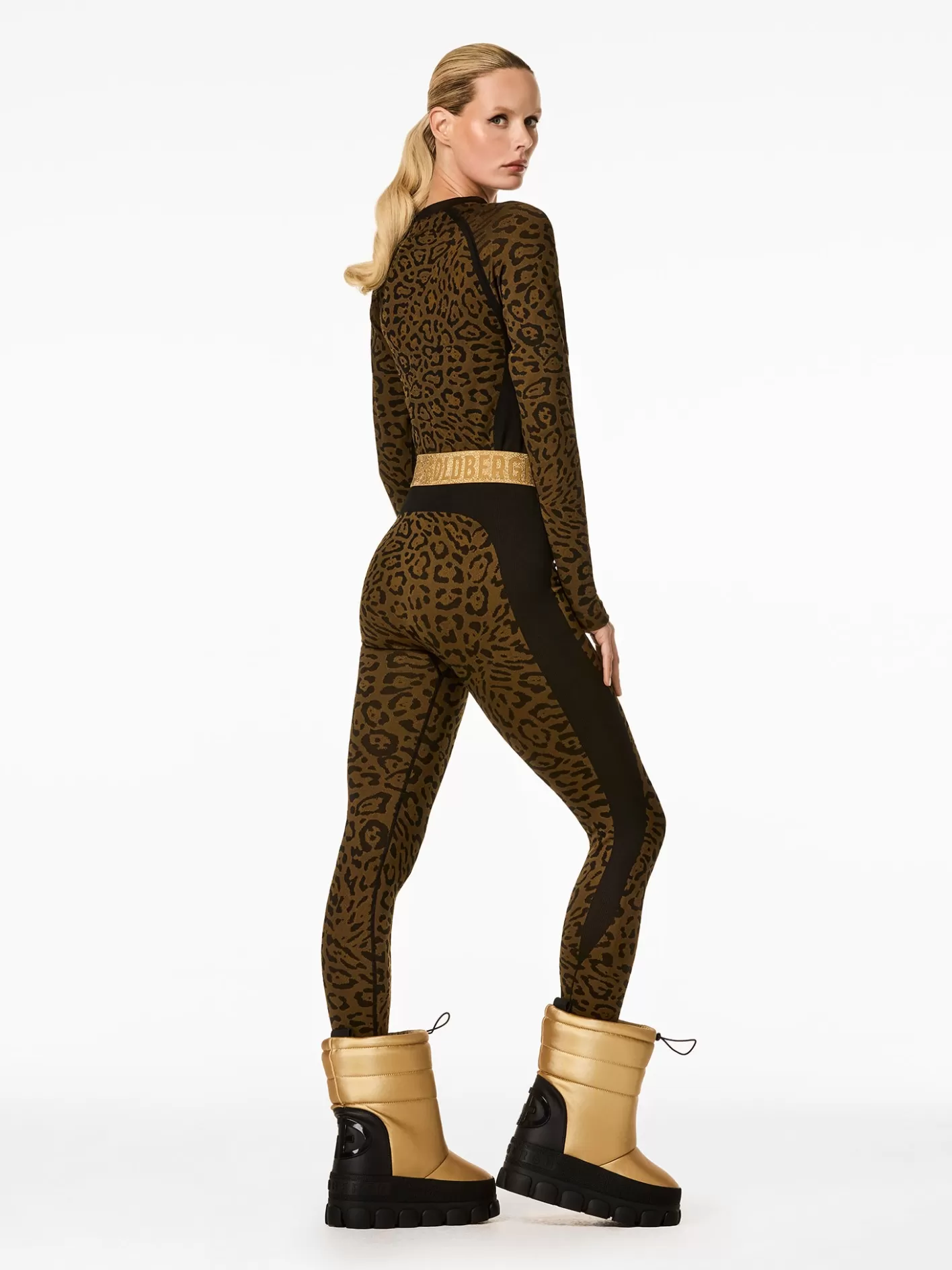 Goldbergh Feline Baselayer Long Sleeve Jaguar New