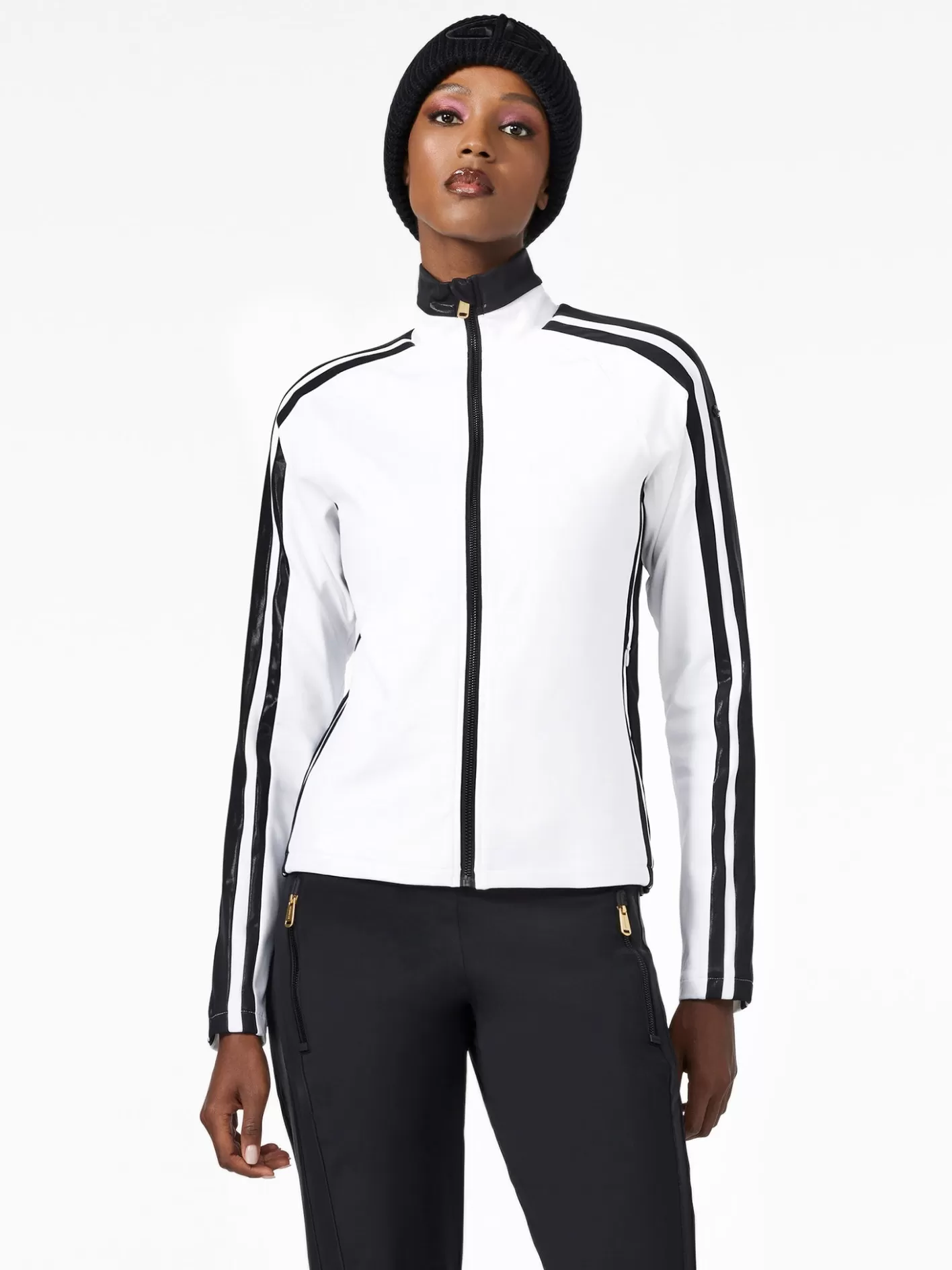 Goldbergh FINISH Full Zip Cardigan white/black Shop
