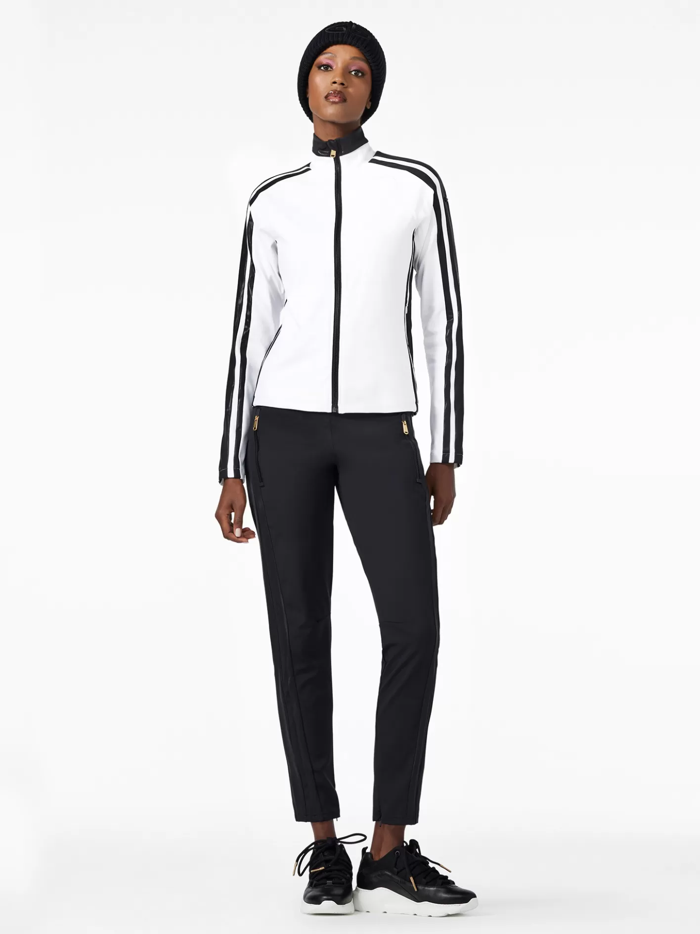 Goldbergh FINISH Full Zip Cardigan white/black Shop