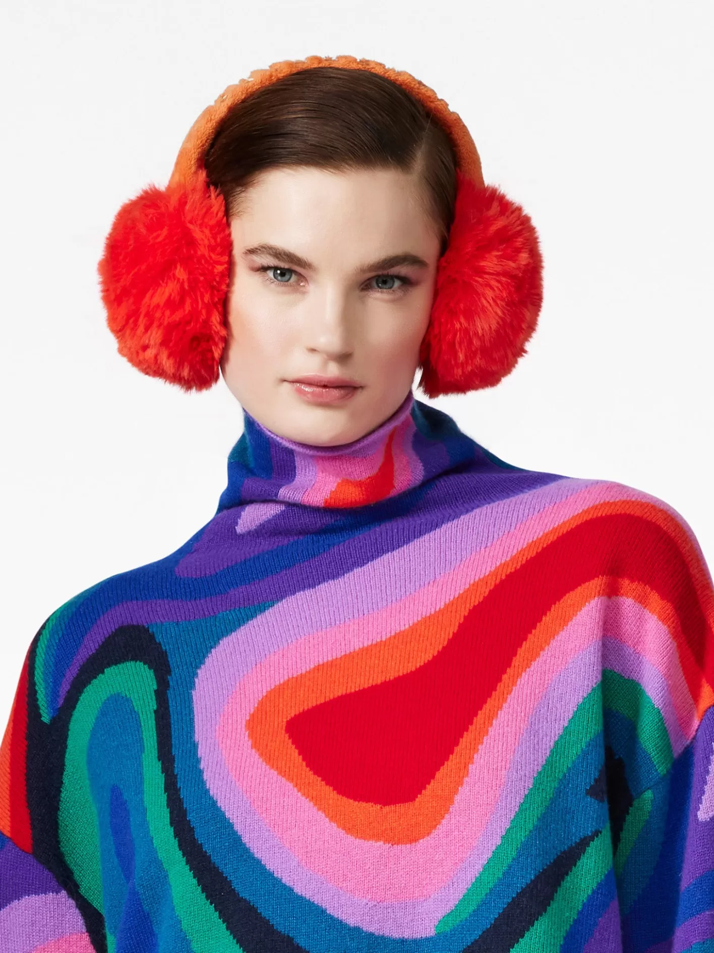 Goldbergh FLUFFY Ear Warmers orange Discount