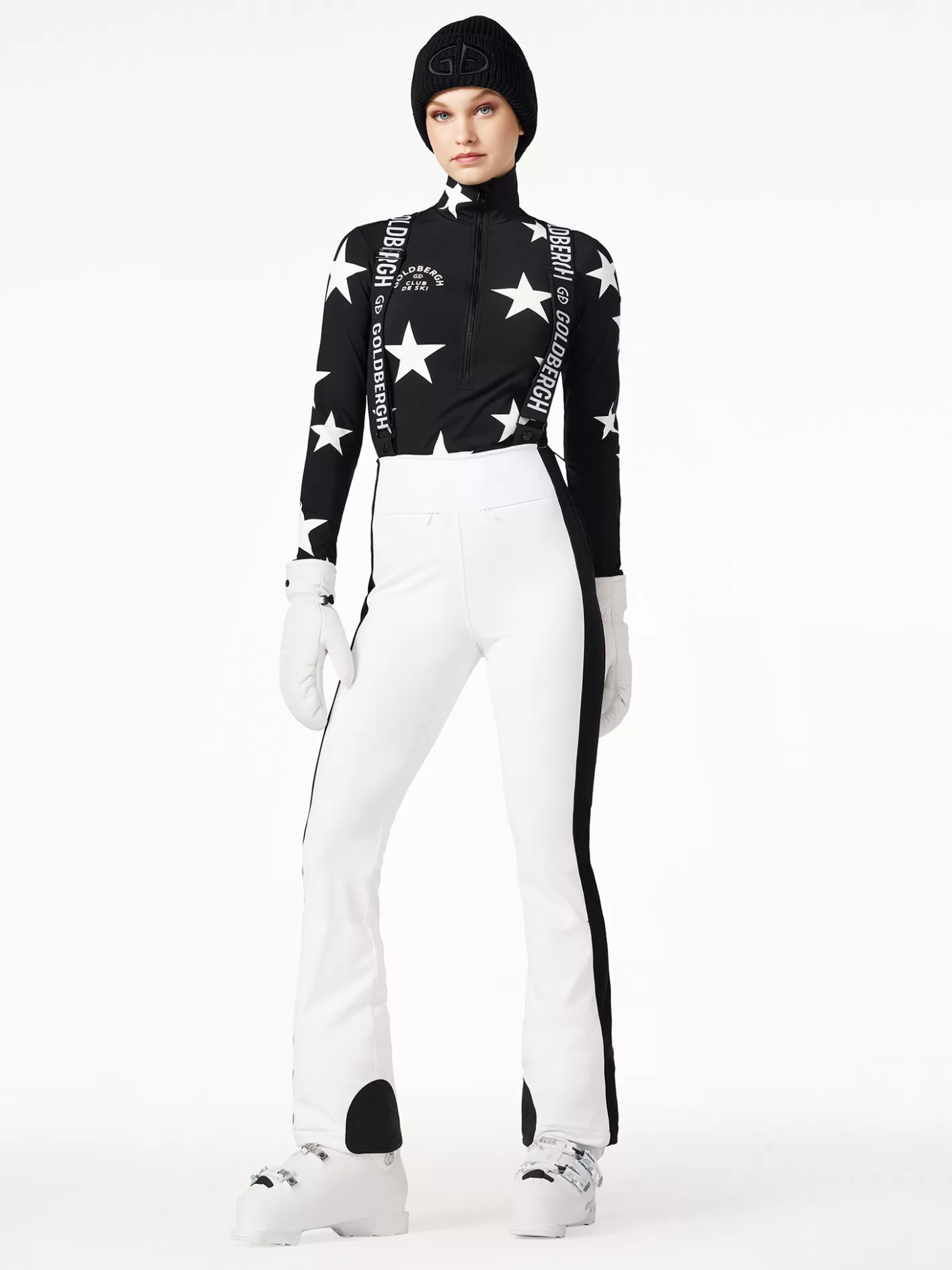 Goldbergh GALACTIQUE Ski Pully black/white Hot