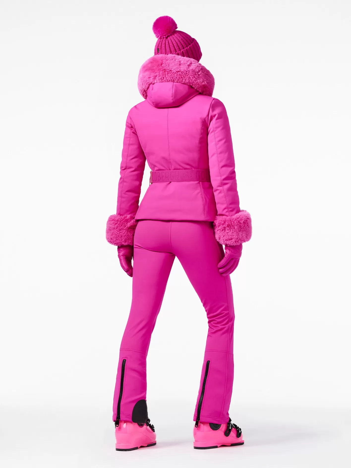 Goldbergh GISELLE FAUX BORDER Ski Jacket passion pink Best Sale