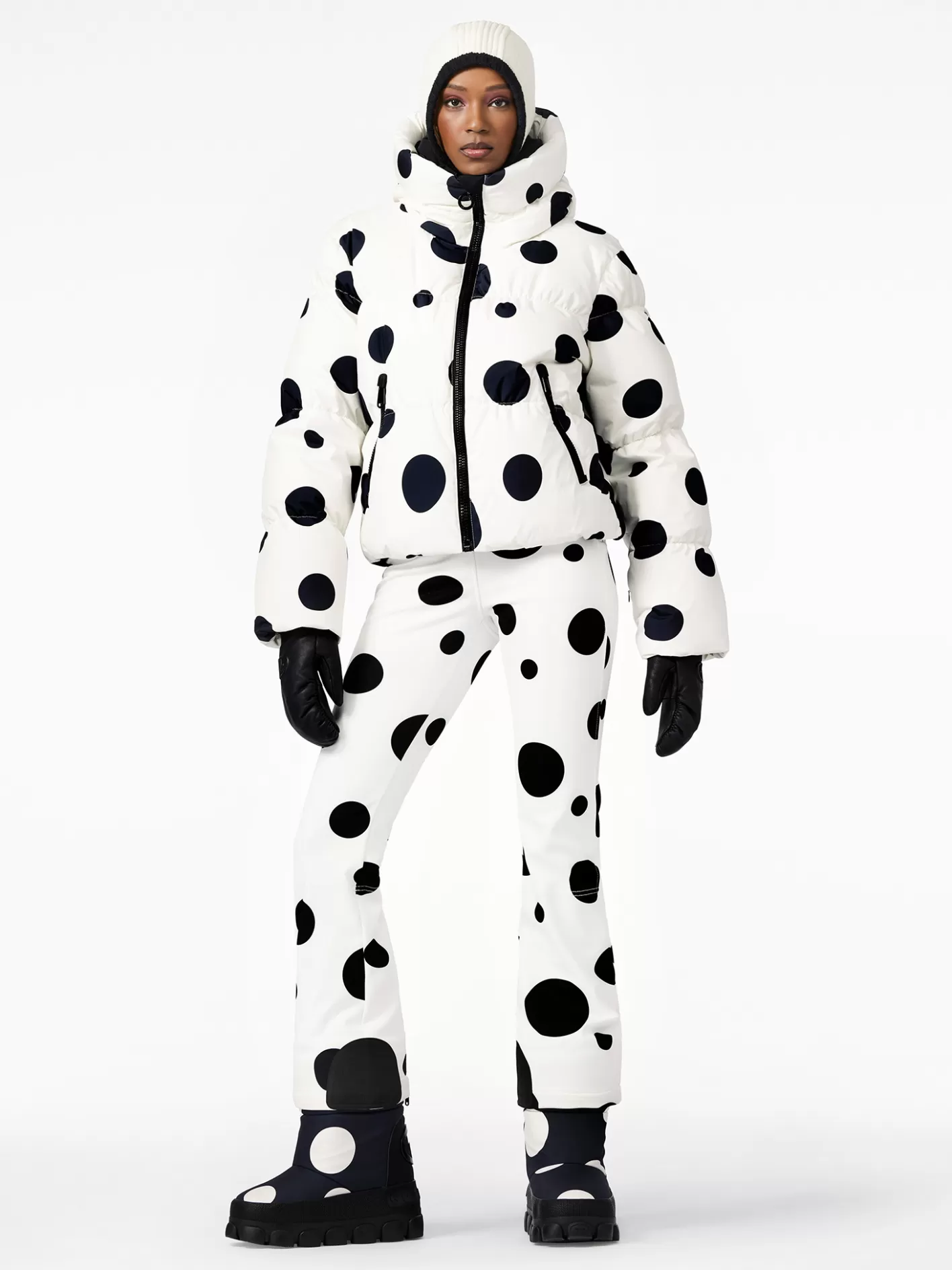 Goldbergh GRAND Ski Jacket dot cream Best Sale