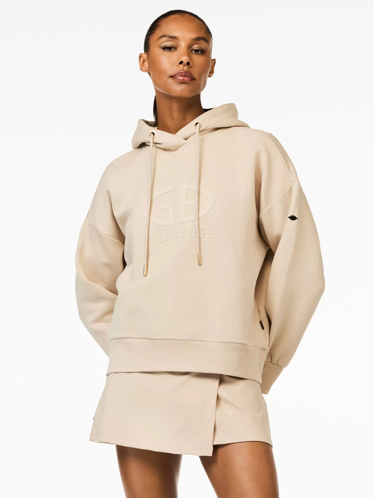 Goldbergh HARVARD Hoodie white sand Discount