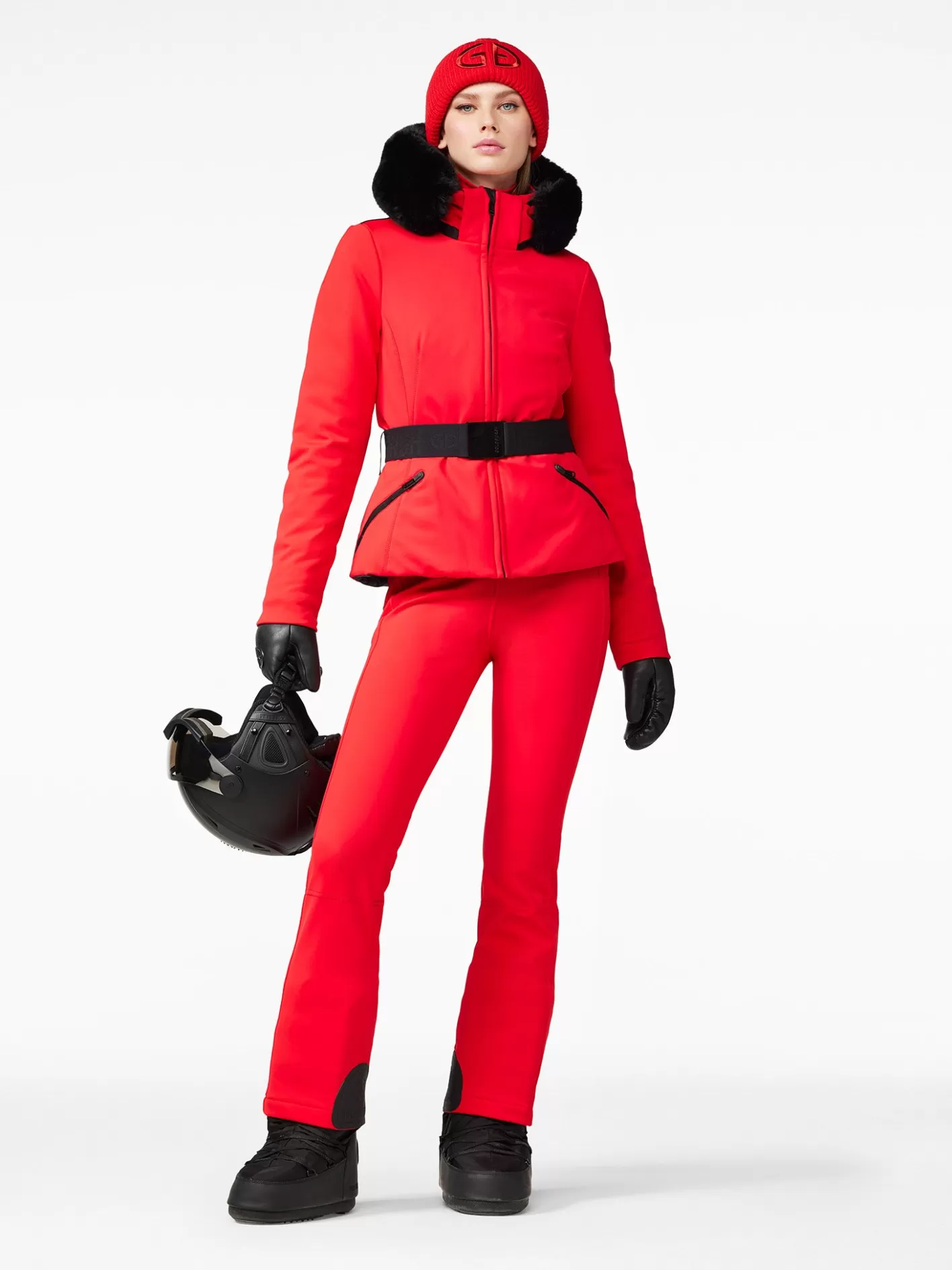 Goldbergh Hida Faux Border Ski Jacket Flame Store
