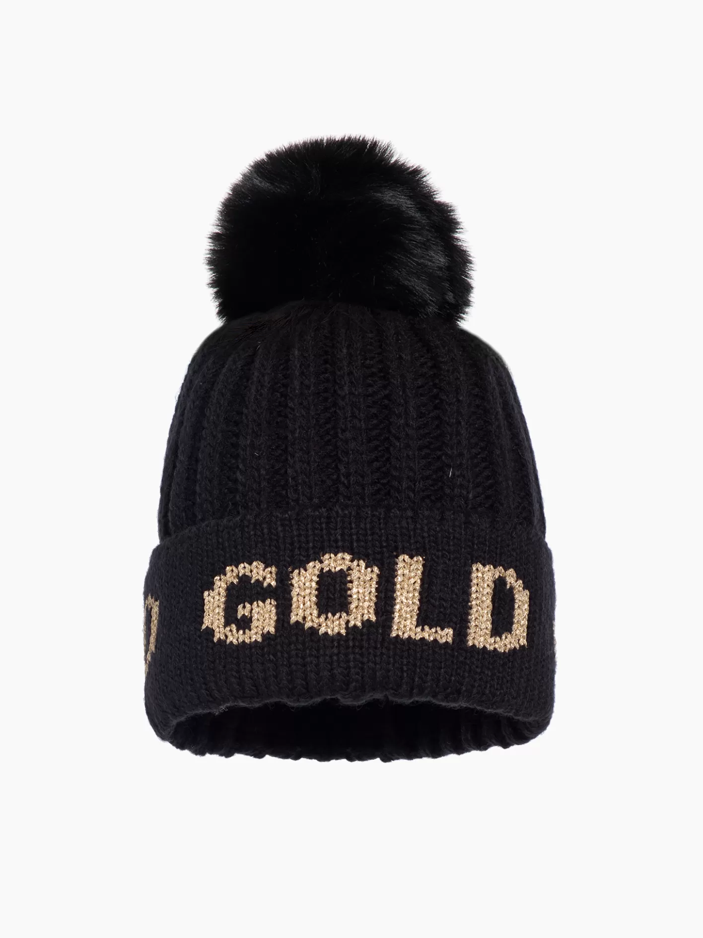 Goldbergh HODD Beanie black/gold Shop