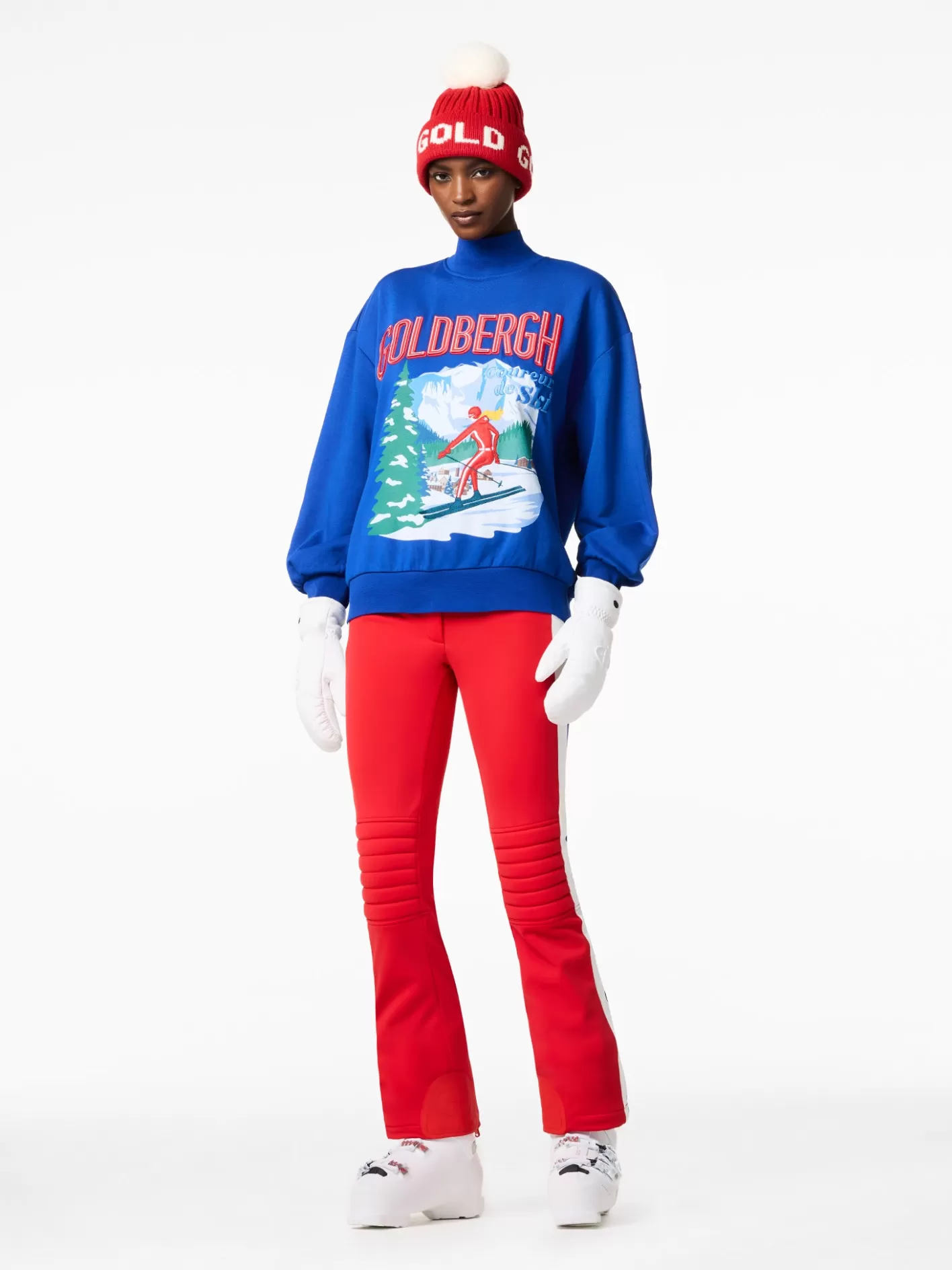 Goldbergh LA MONTAGNE Crew Neck Sweater dazzling blue Sale