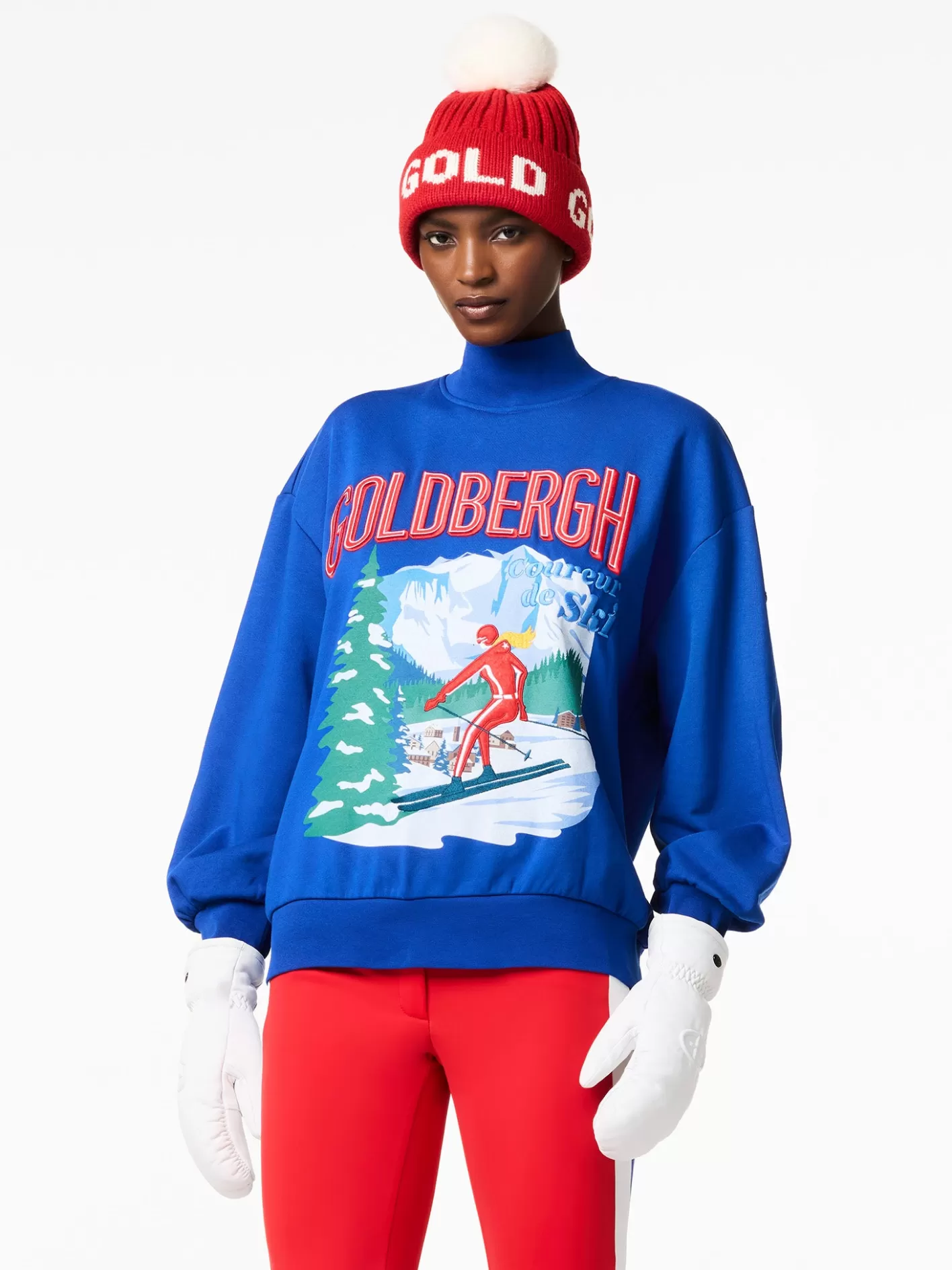 Goldbergh LA MONTAGNE Crew Neck Sweater dazzling blue Sale