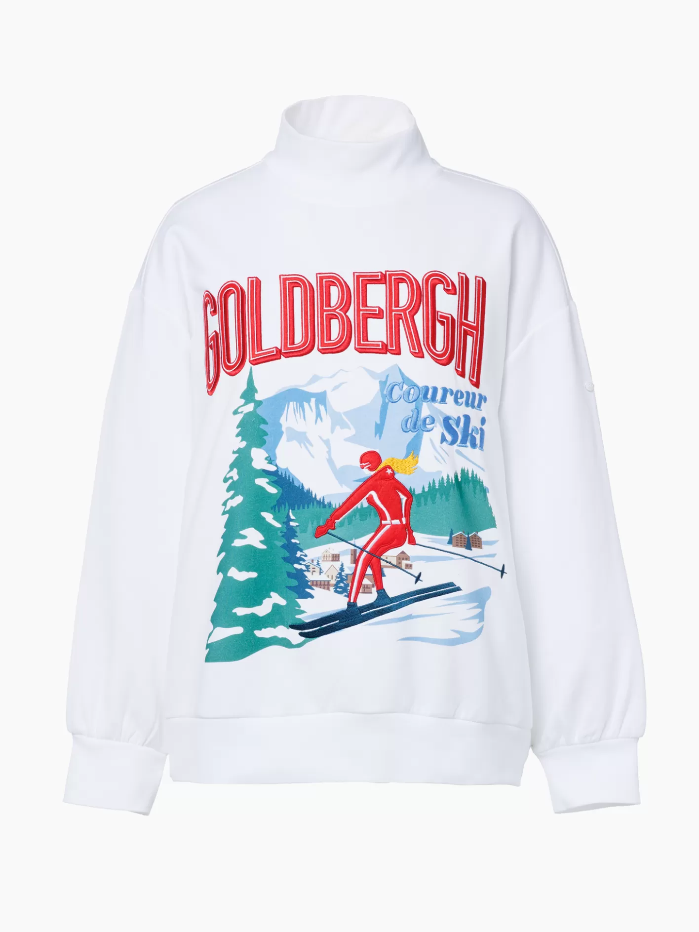 Goldbergh LA MONTAGNE Crew Neck Sweater white Best