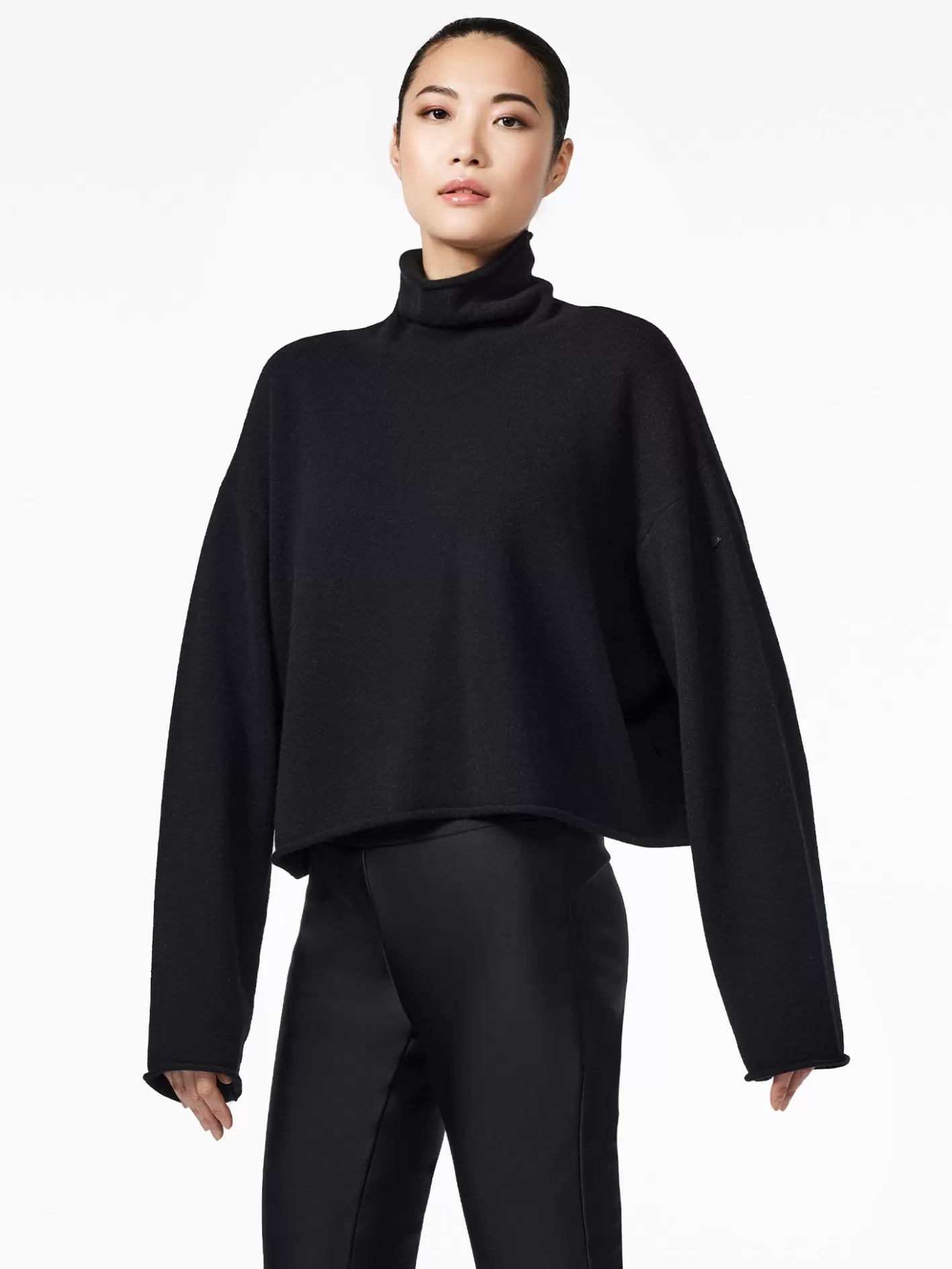 Goldbergh LOURDES Long Sleeve Knit Sweater black Clearance