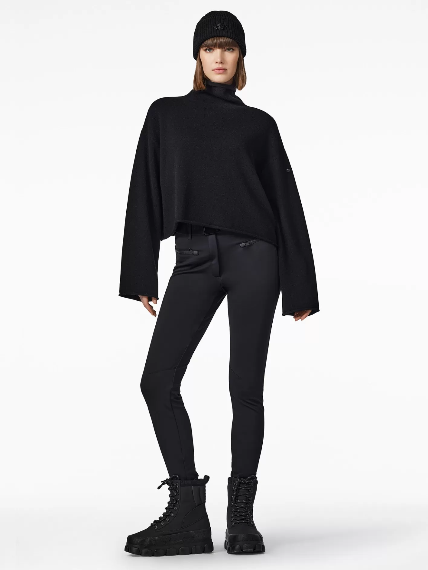 Goldbergh LOURDES Long Sleeve Knit Sweater black Clearance