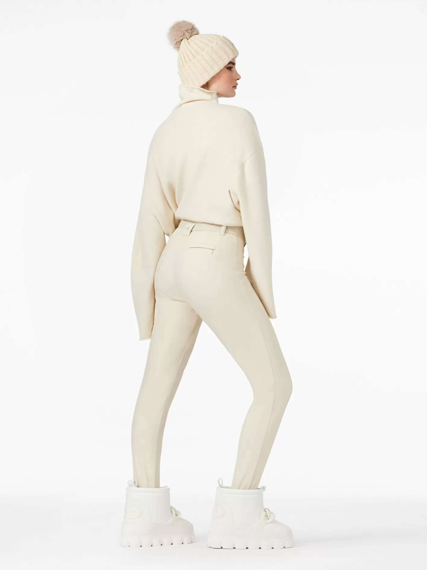 Goldbergh LOURDES Long Sleeve Knit Sweater champagne Flash Sale