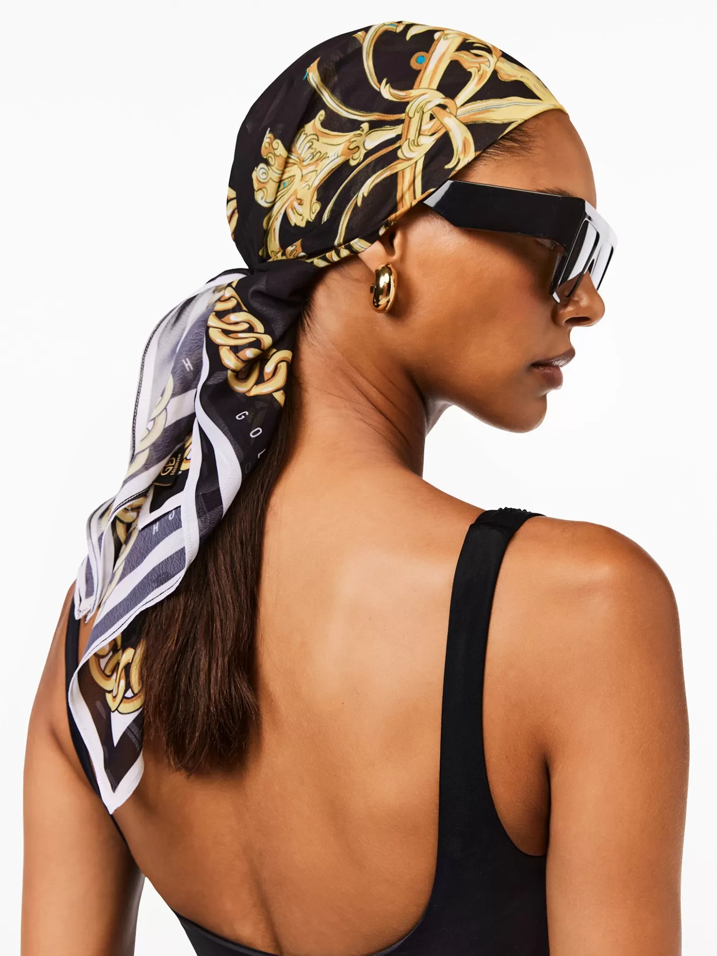 Goldbergh LUCY Scarf black/white Cheap