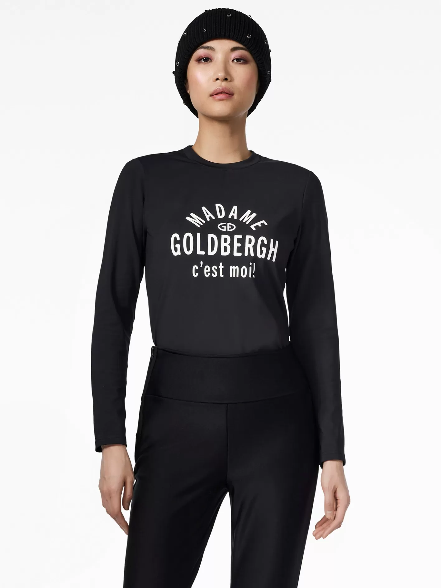 Goldbergh MADAME Long Sleeve Tee black Shop