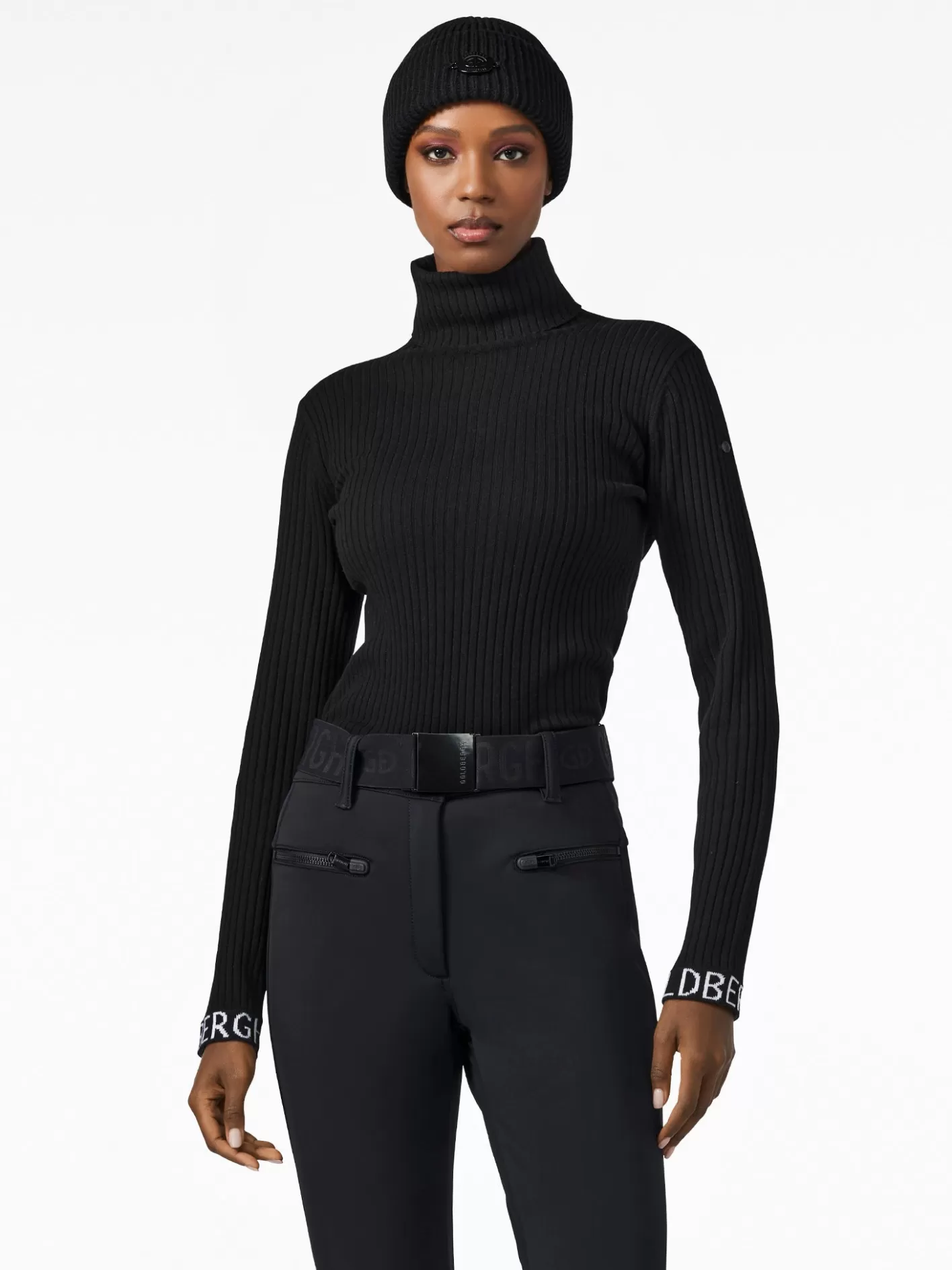 Goldbergh MIRA Long Sleeve Knit Sweater black Cheap
