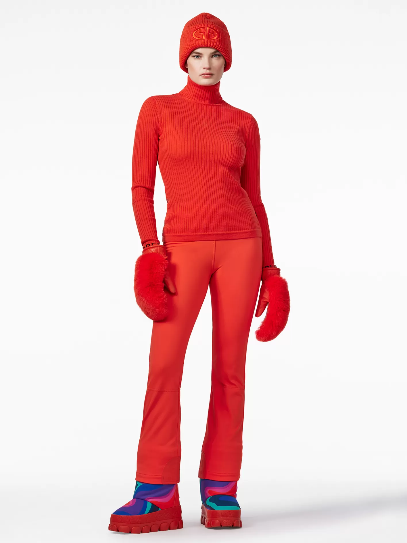 Goldbergh MIRA Long Sleeve Knit Sweater flame Outlet