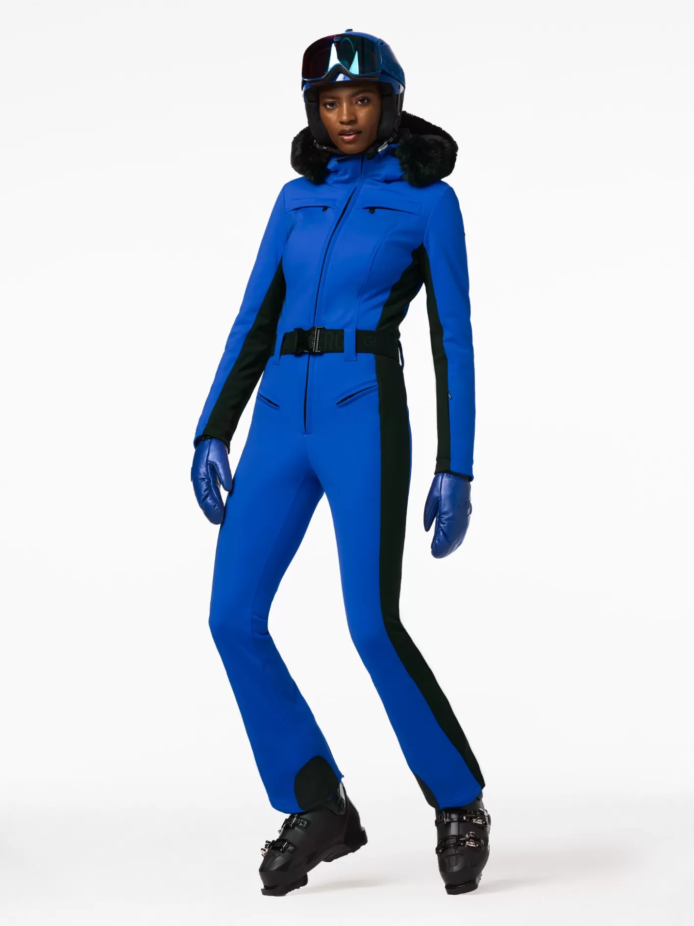 Goldbergh PARRY FAUX BORDER Ski Suit dazzling blue Outlet