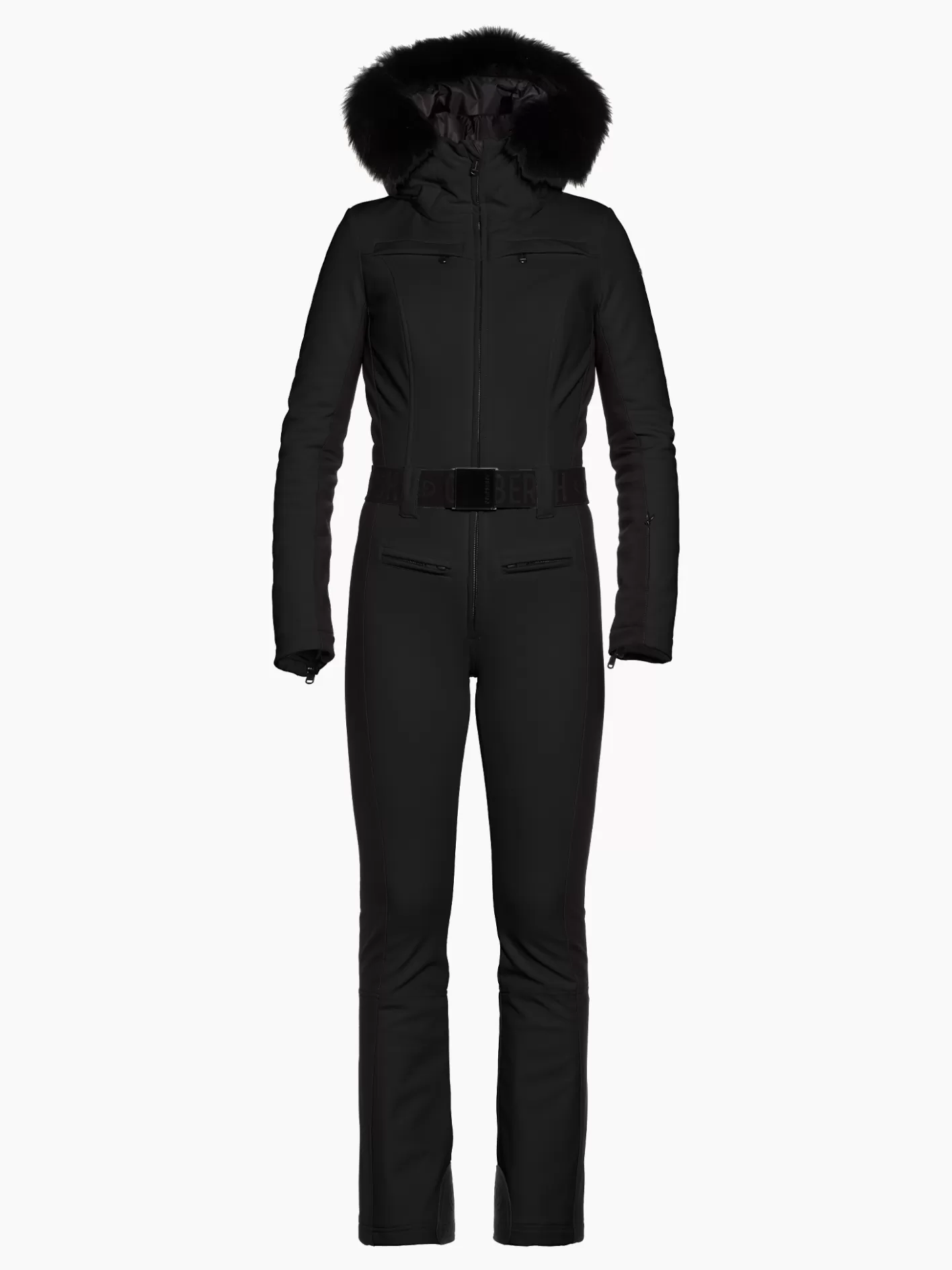 Goldbergh PARRY FAUX BORDER Ski Suit black Fashion