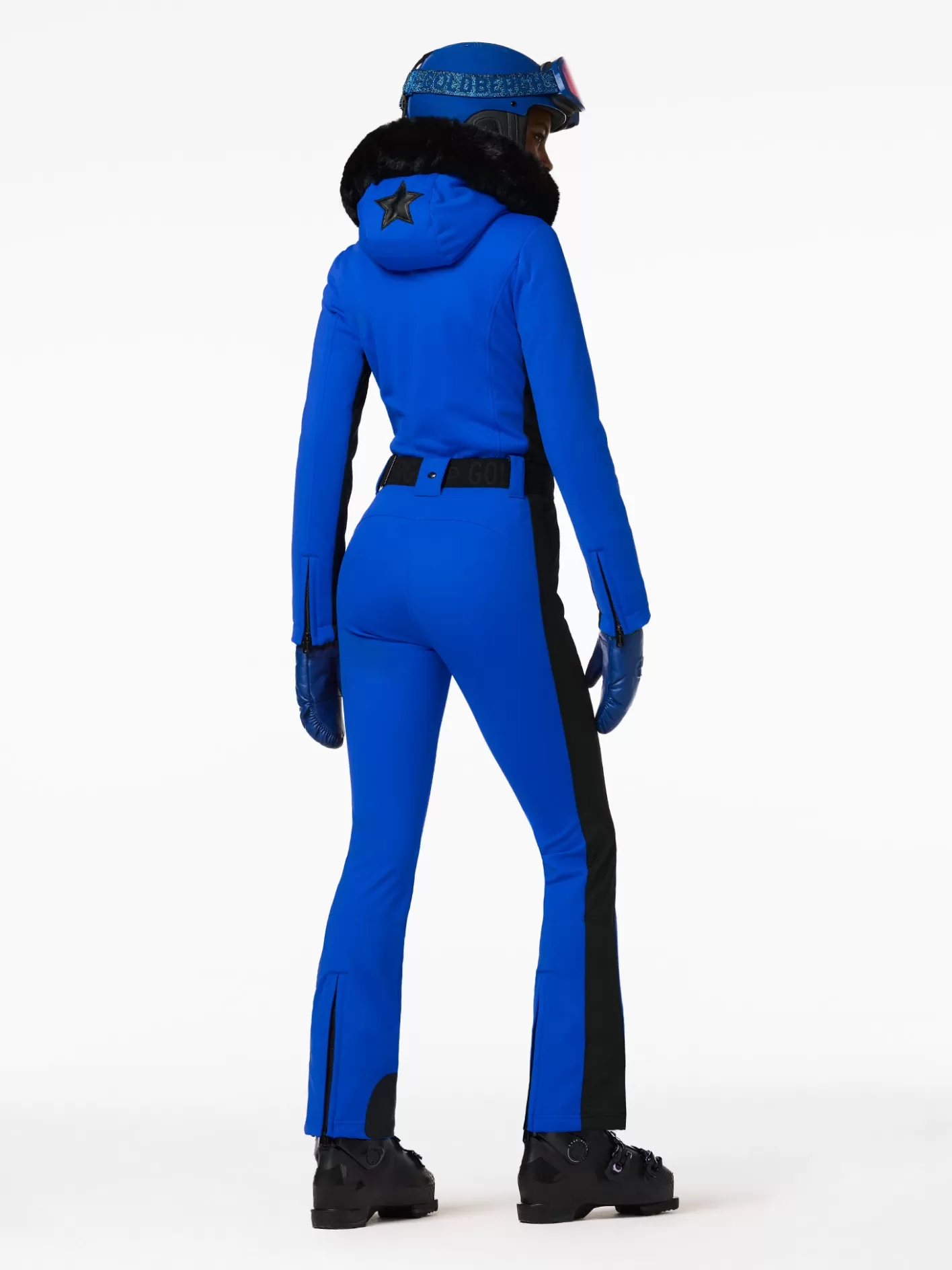 Goldbergh PARRY LONG FAUX BORDER Ski Suit dazzling blue Discount
