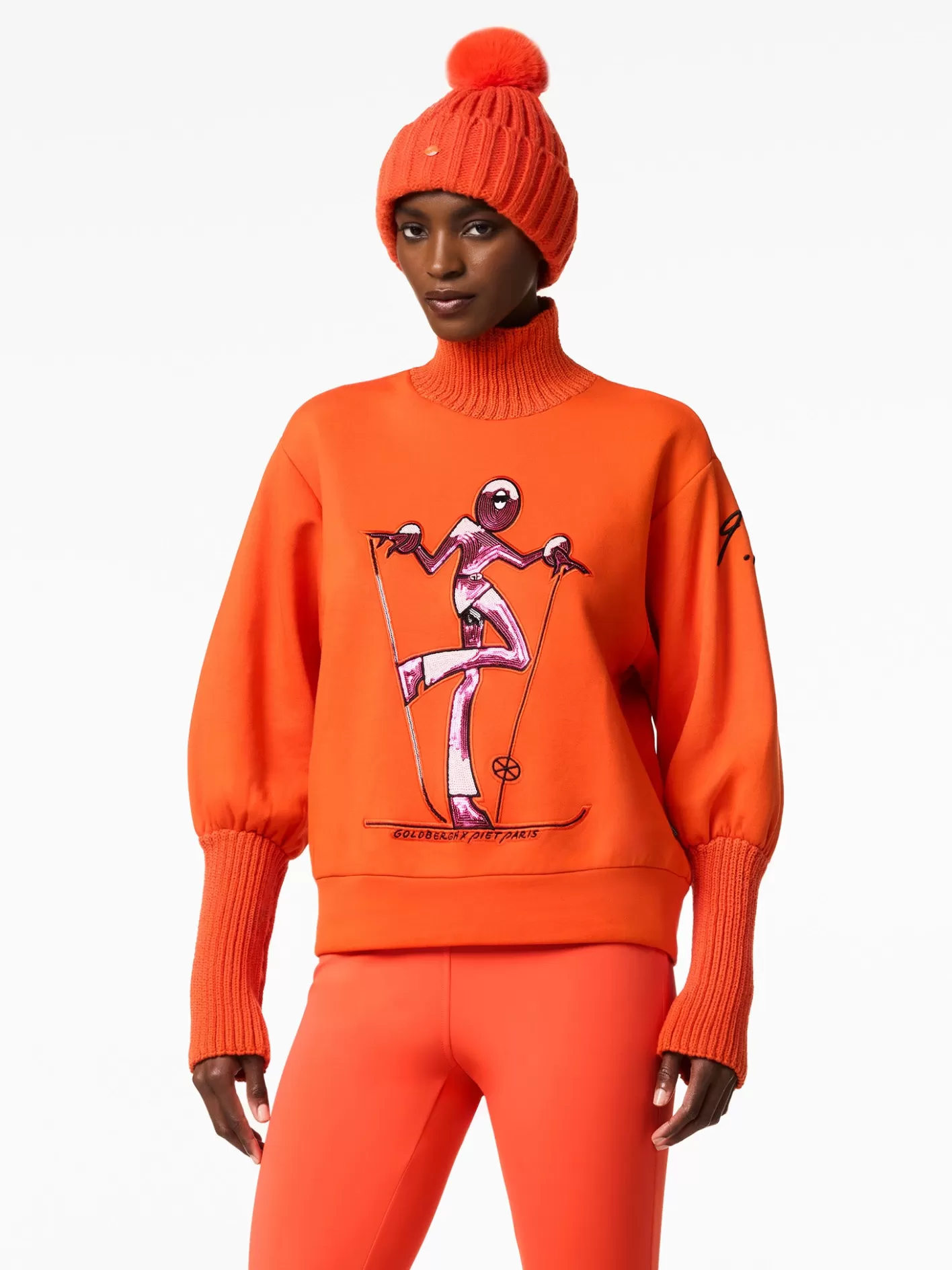 Goldbergh PRET À PORTER Turtle Neck Sweater orange Flash Sale