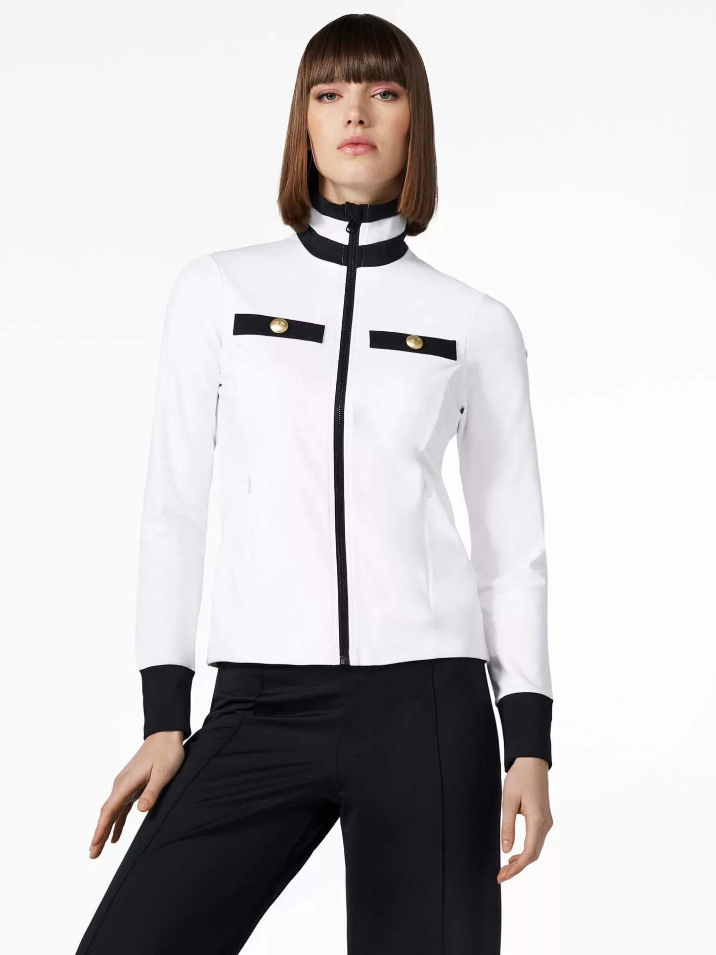Goldbergh RENÉE Full Zip Cardigan white Hot