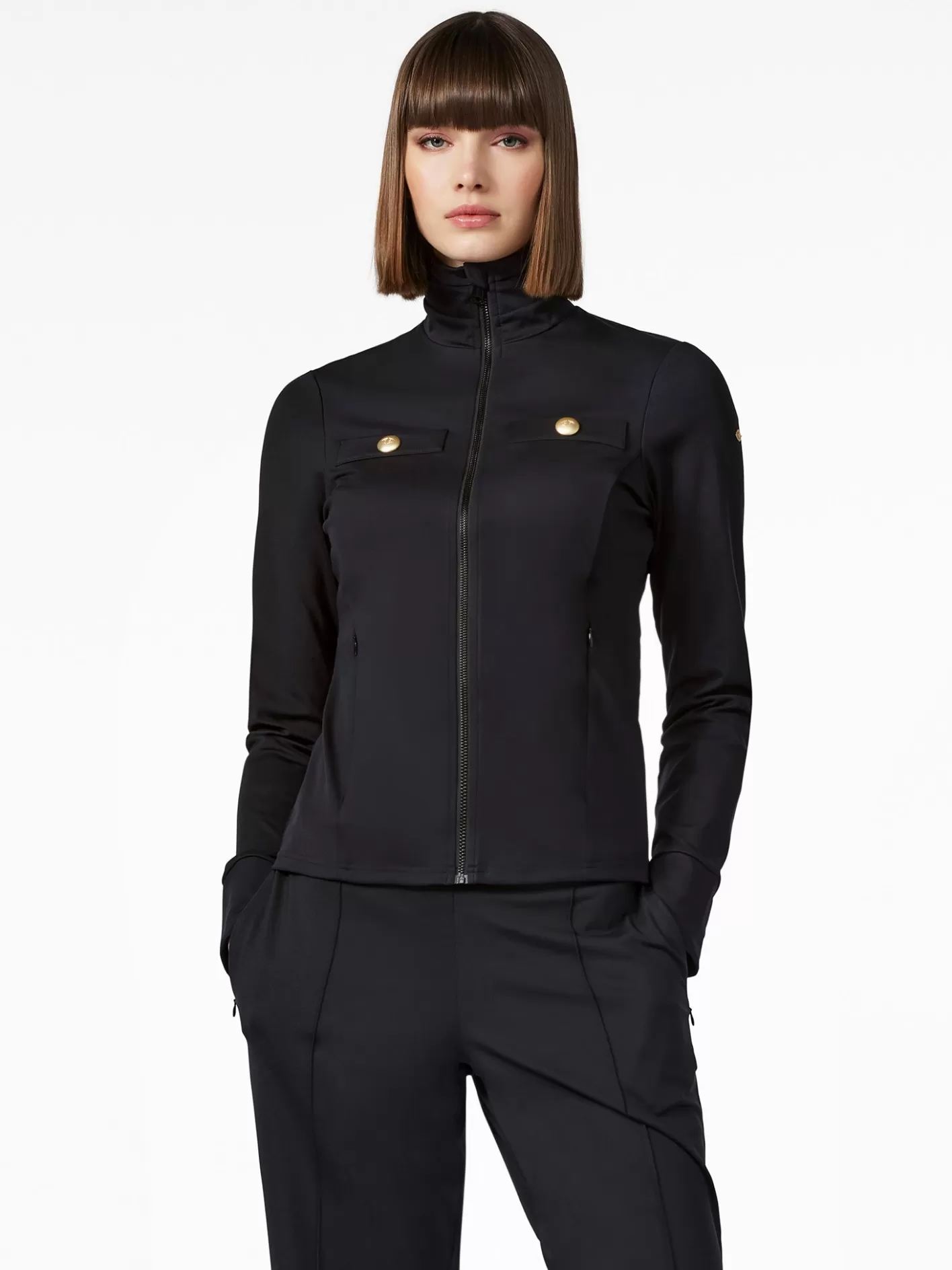 Goldbergh RENÉE Full Zip Cardigan black Cheap
