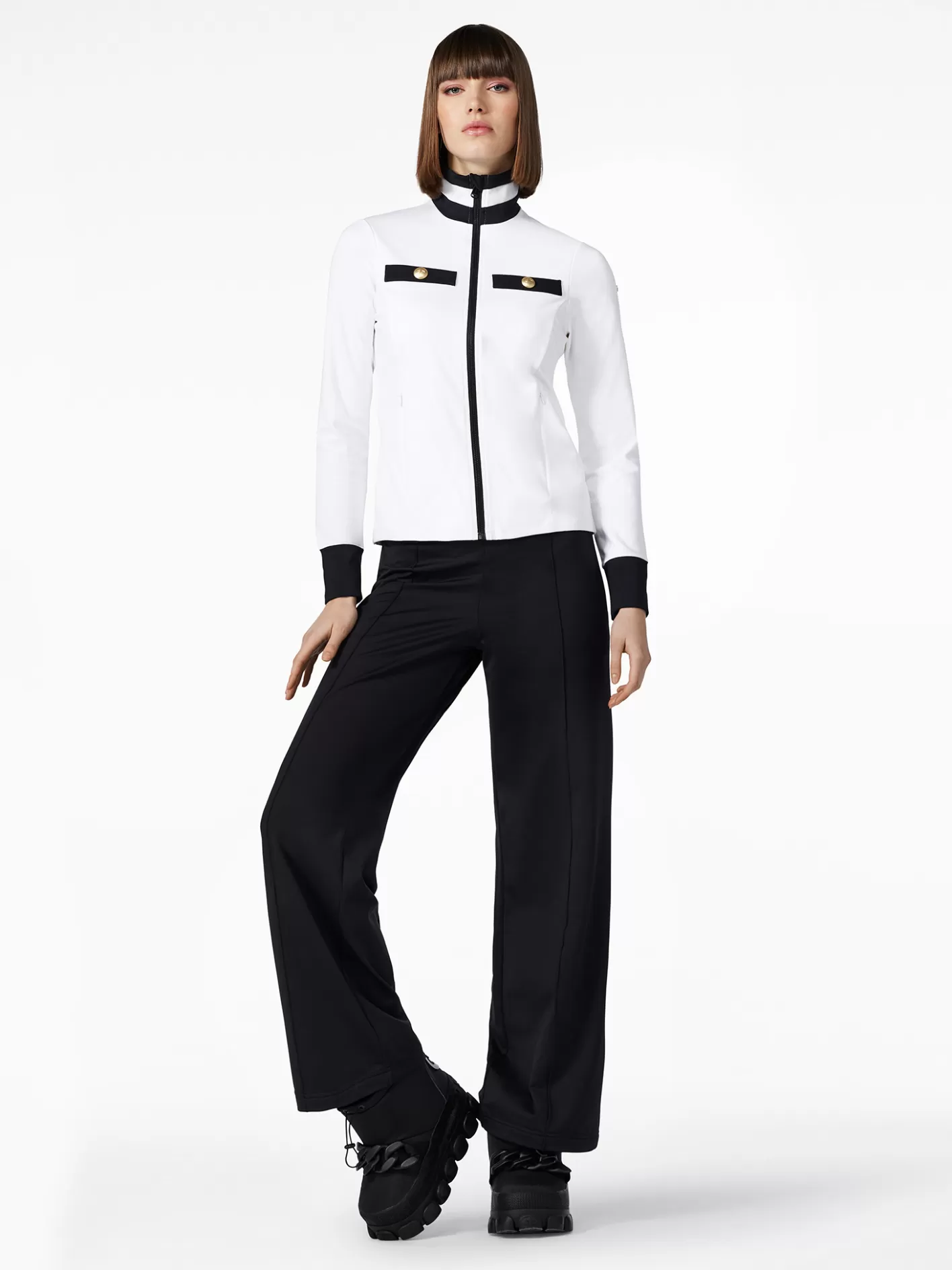 Goldbergh RENÉE Full Zip Cardigan white Hot