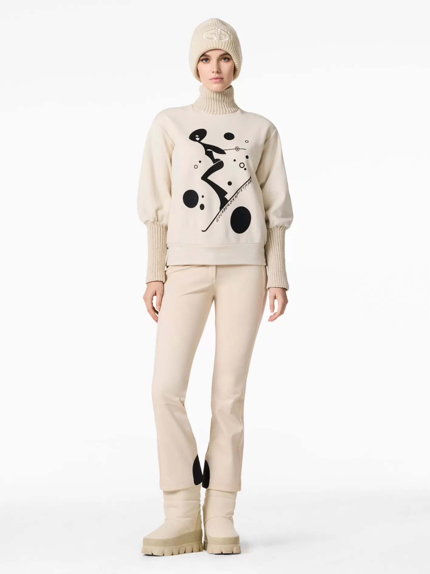 Goldbergh VOYAGE Turtle Neck Sweater champagne Fashion